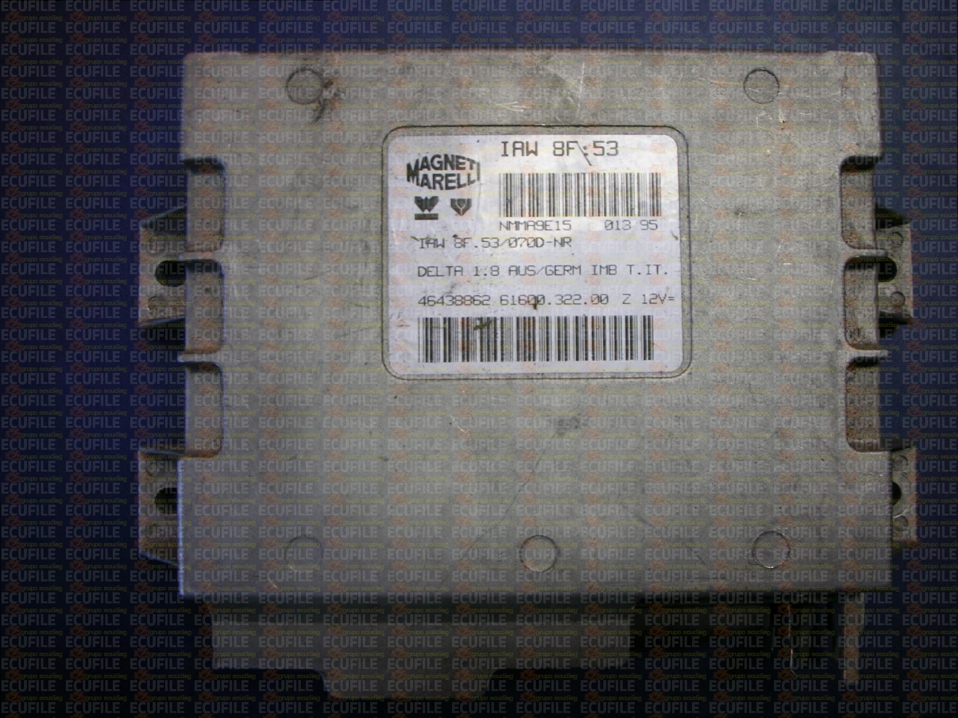 MAGNETI MARELLI IAW 8F.53 61600.322.00 LANCIA DELTA 1.8i 46438862 EEPROM MC68HC11F1