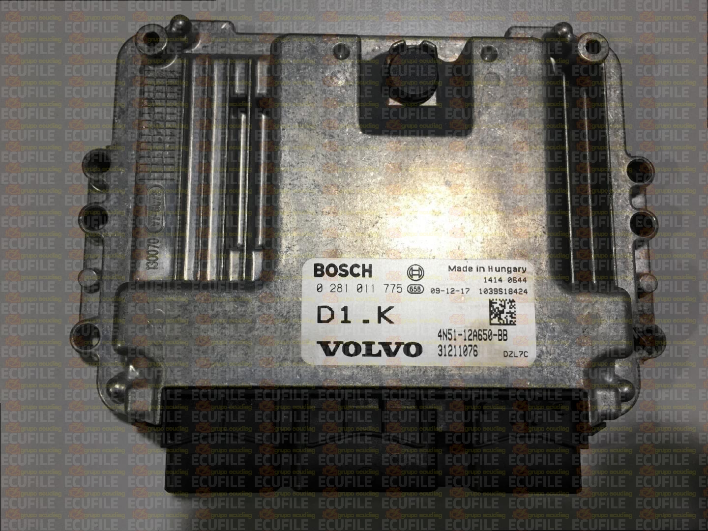 BOSCH EDC16C34-2.30 0281011775 VOLVO V50 I 1.6 D 110HP 31211076AA D1.K 1037503149