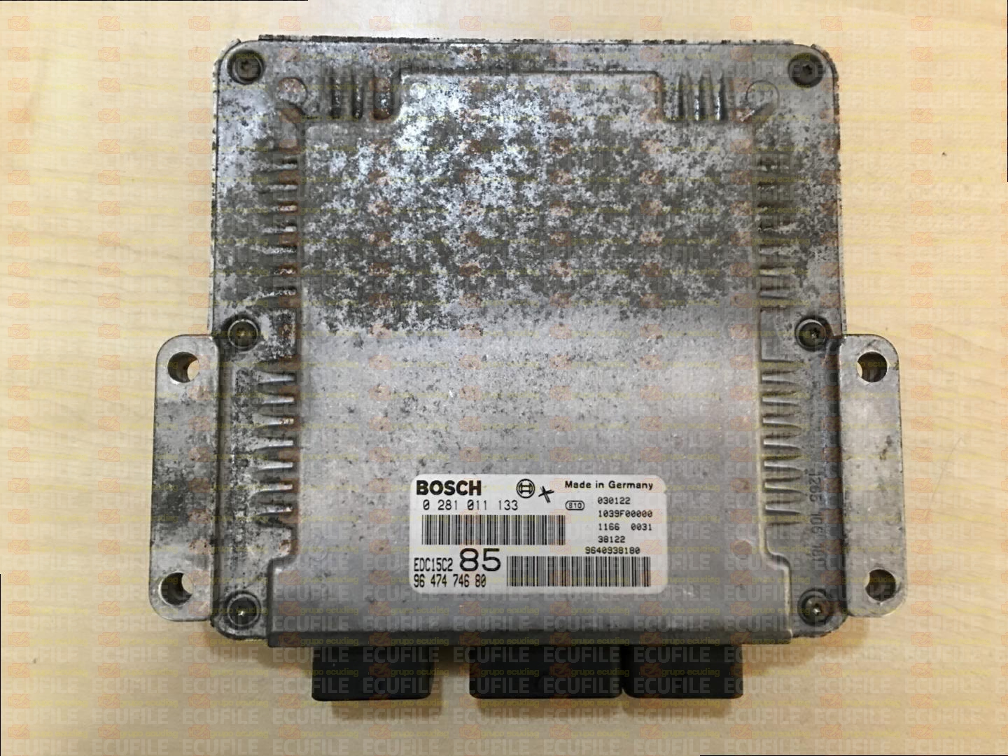 BOSCH EDC15C2-10.1 0281011133 CITROEN C8 PEUGEOT 807 FIAT ULYSSE LANCIA PHEDRA 2.2 HDI JTD 128HP 9647474680 1037364400