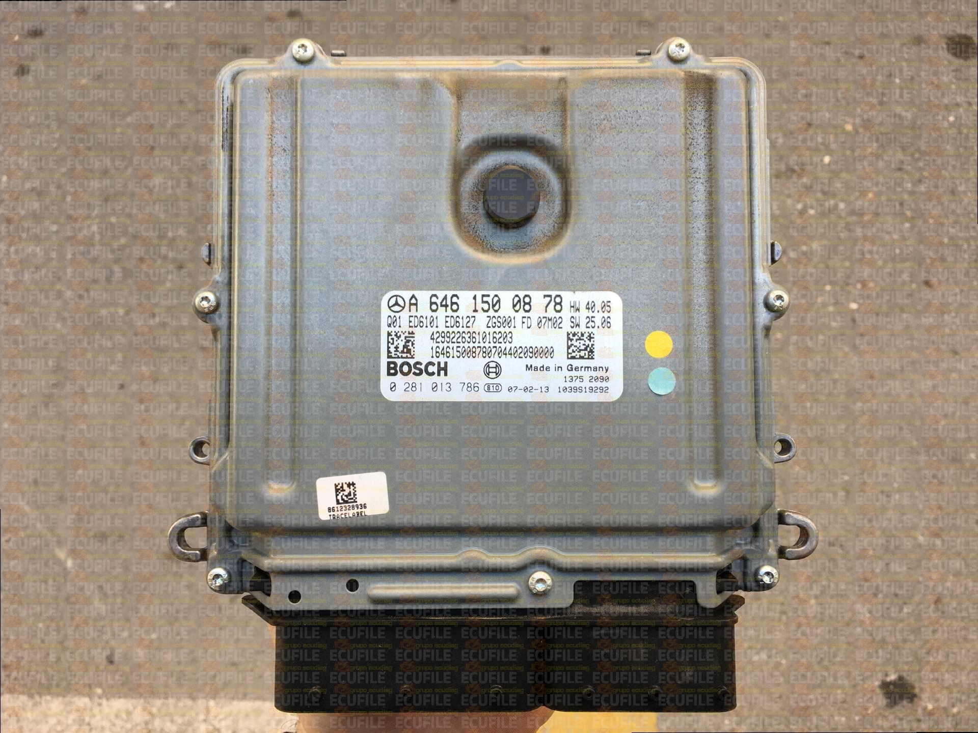 BOSCH EDC16CP31-8.21 0281013786 MERCEDES W639 VITO II VIANO I 111 2.2 CDI 115HP A6461500878 1037383370
