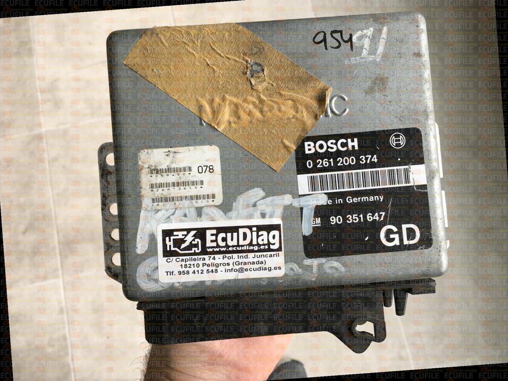 BOSCH M1.5 0261200374 OPEL KADETT III E 2.0i 115HP 90351647 GD 1267356419