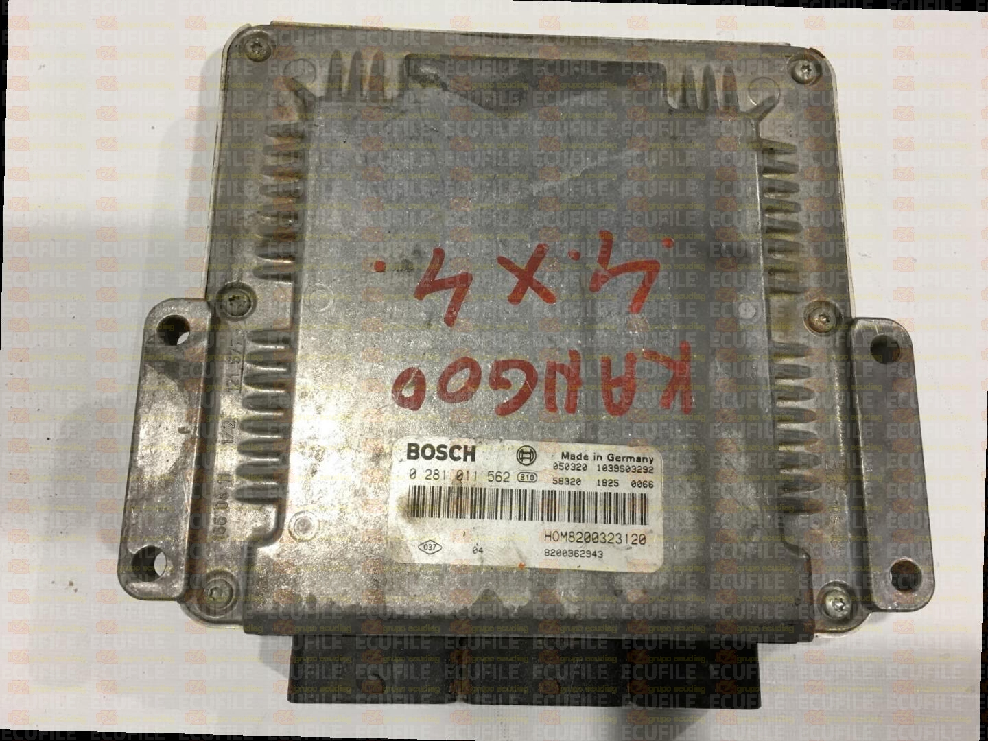 BOSCH EDC15C3-4.1 0281011562 RENAULT KANGOO I 1.9 DCI 80HP HOM8200323120 8200362943 1037368479-7682