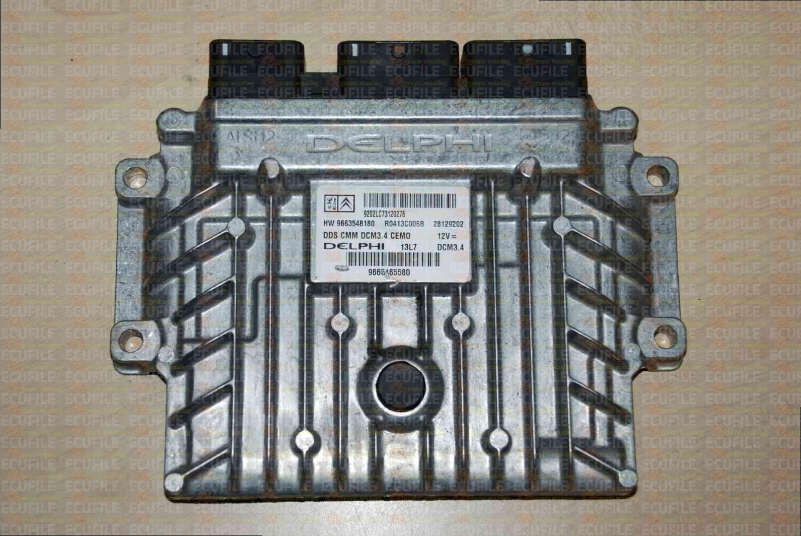 DELPHI DCM3.4 R0413C006B 28129202 CITROEN C4 PEUGEOT 407 2.0 HDI HW 9663548180 SW 9665465580 EEPROM 95320
