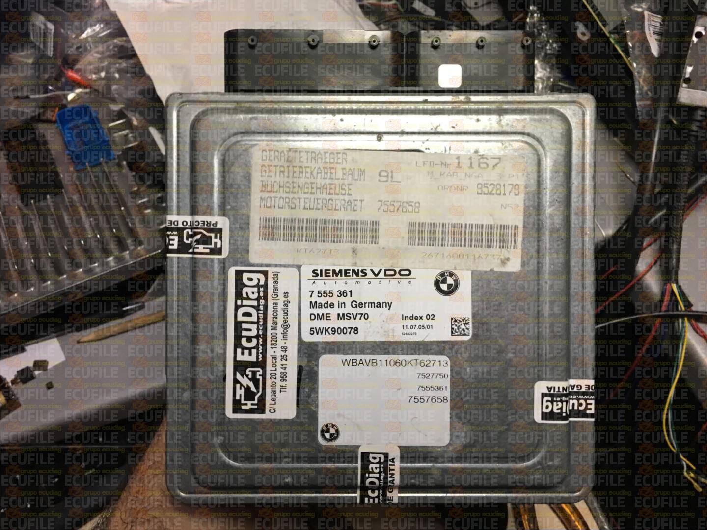 SIEMENS VDO MSV70 5WK90078 BMW E91 325i 2.5i 215HP 7555361 9PP74L