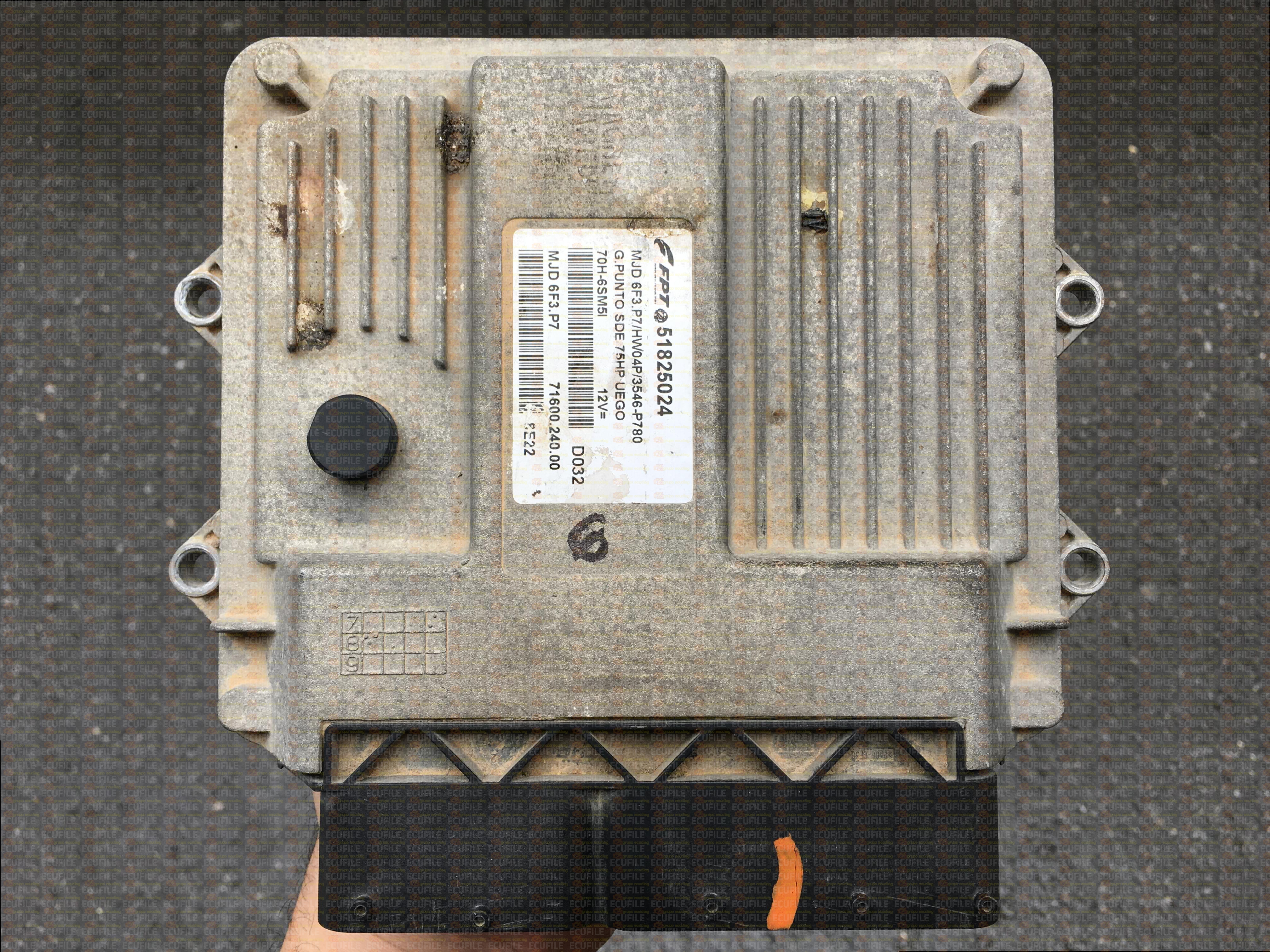 MAGNETI MARELLI MJD 6F3.P7 71600.240.00 FIAT GRANDE PUNTO 1.3 JTD 75HP 51825024 HW04P 3546P780