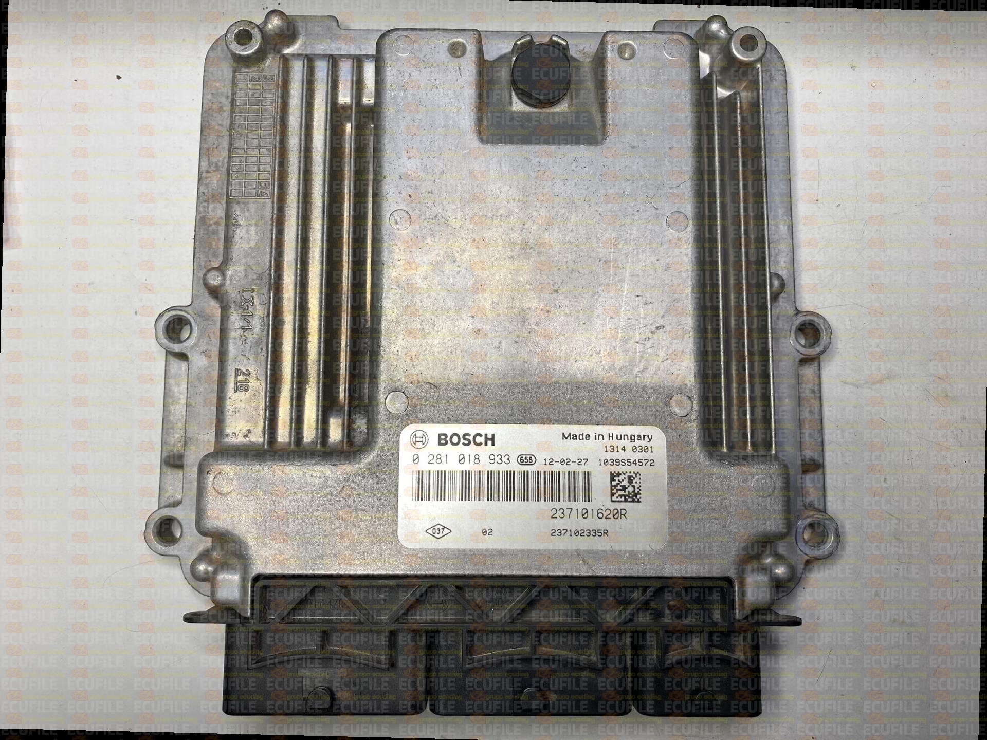 BOSCH EDC17CP58-6.50 0281018933 RENAULT LAGUNA III 2.0 DCI 150HP 237101620R 237102335R 1037521252 - 237102343R