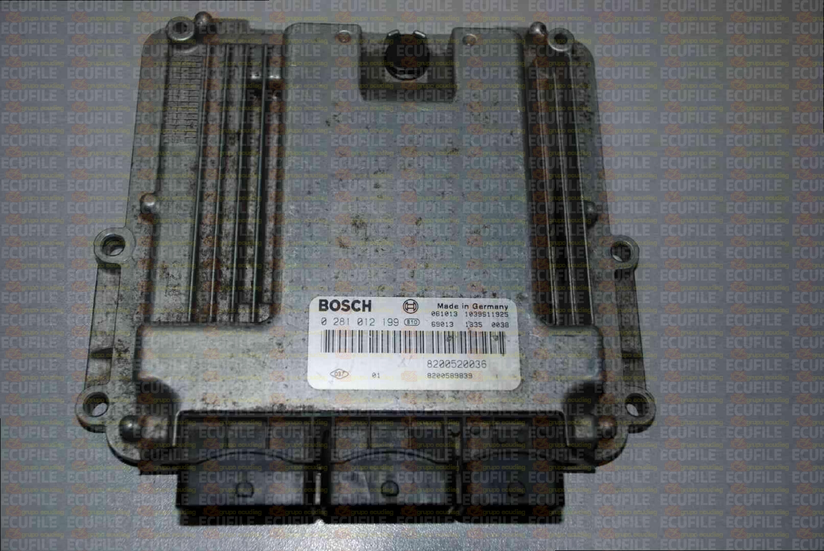 BOSCH EDC16CP33-6.1 0281012199 RENAULT LAGUNA II 2.0 DCI 150HP 8200520036 8200589839 1037377545-8200662100