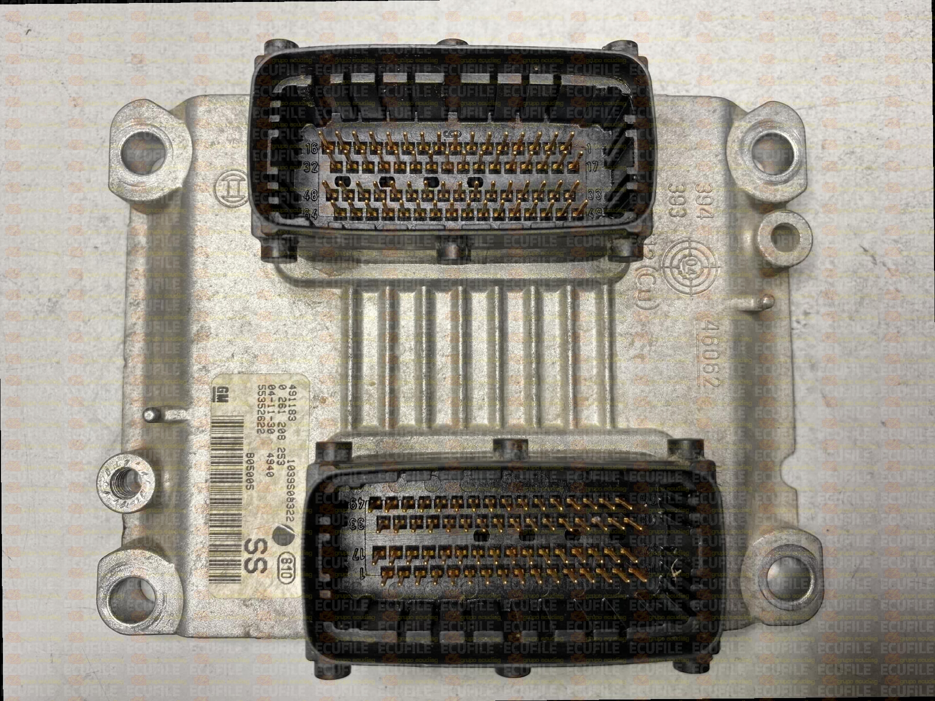 BOSCH ME7.6.2 0261208253 OPEL CORSA III C 1.2i 80HP 55352622 SS 1037372997