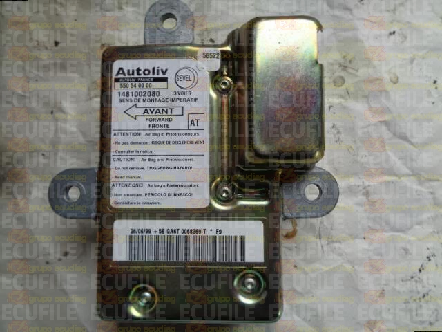 AUTOLIV 550540000 CITROEN JUMPY PEUGEOT EXPERT FIAT SCUDO 1481002080 AT