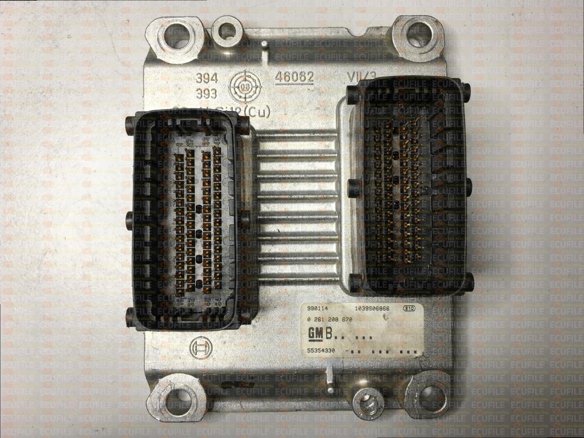 BOSCH ME7.6.2 0261208670 0261208253 OPEL CORSA III C 1.2i 80HP 55354330 55352622 SS 1037383244