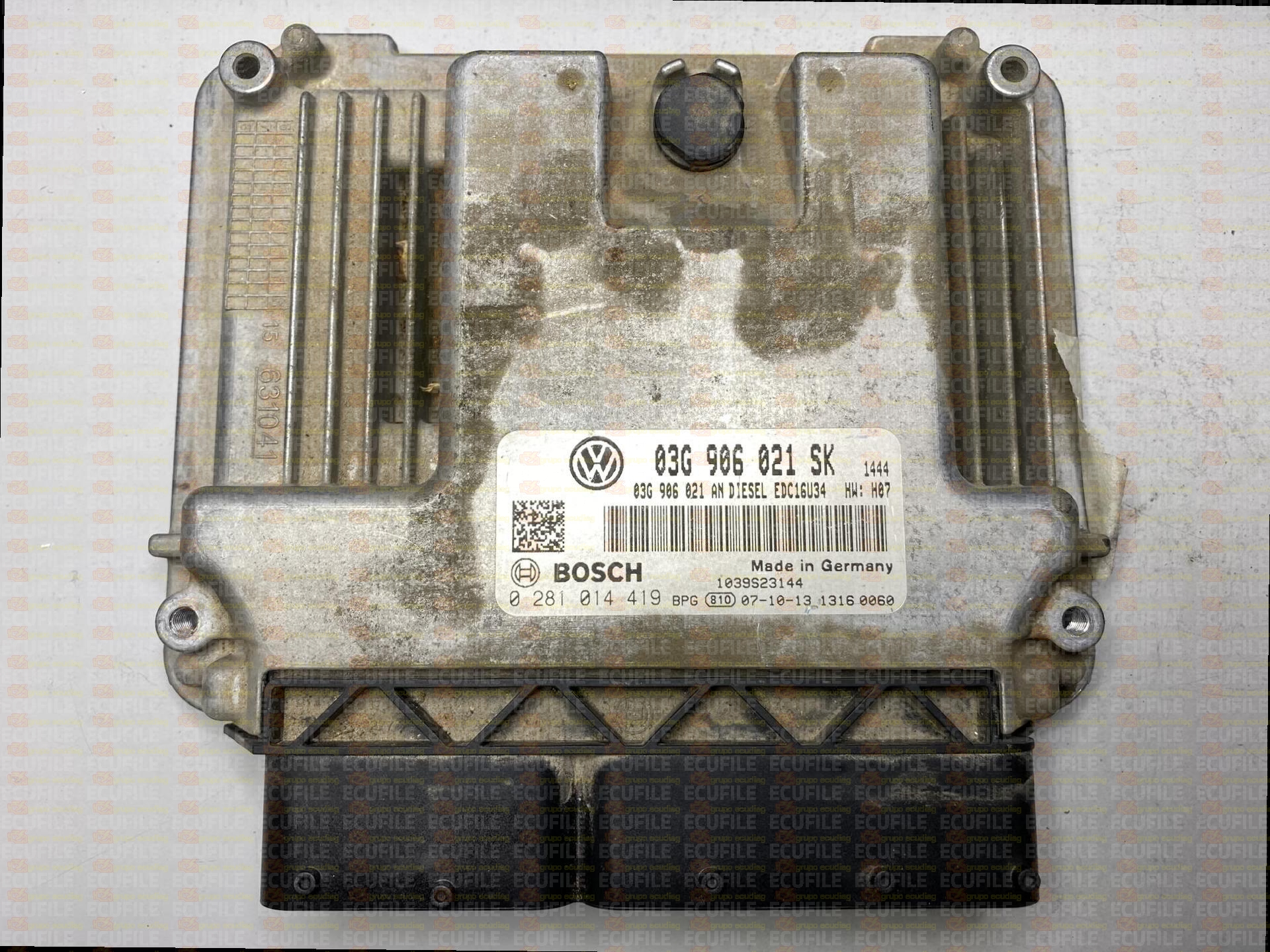 BOSCH EDC16U34-3.41 0281014419 SEAT ALTEA I TOLEDO III 1.9 TDI 105HP 03G906021AN 03G906021SK 1037389861
