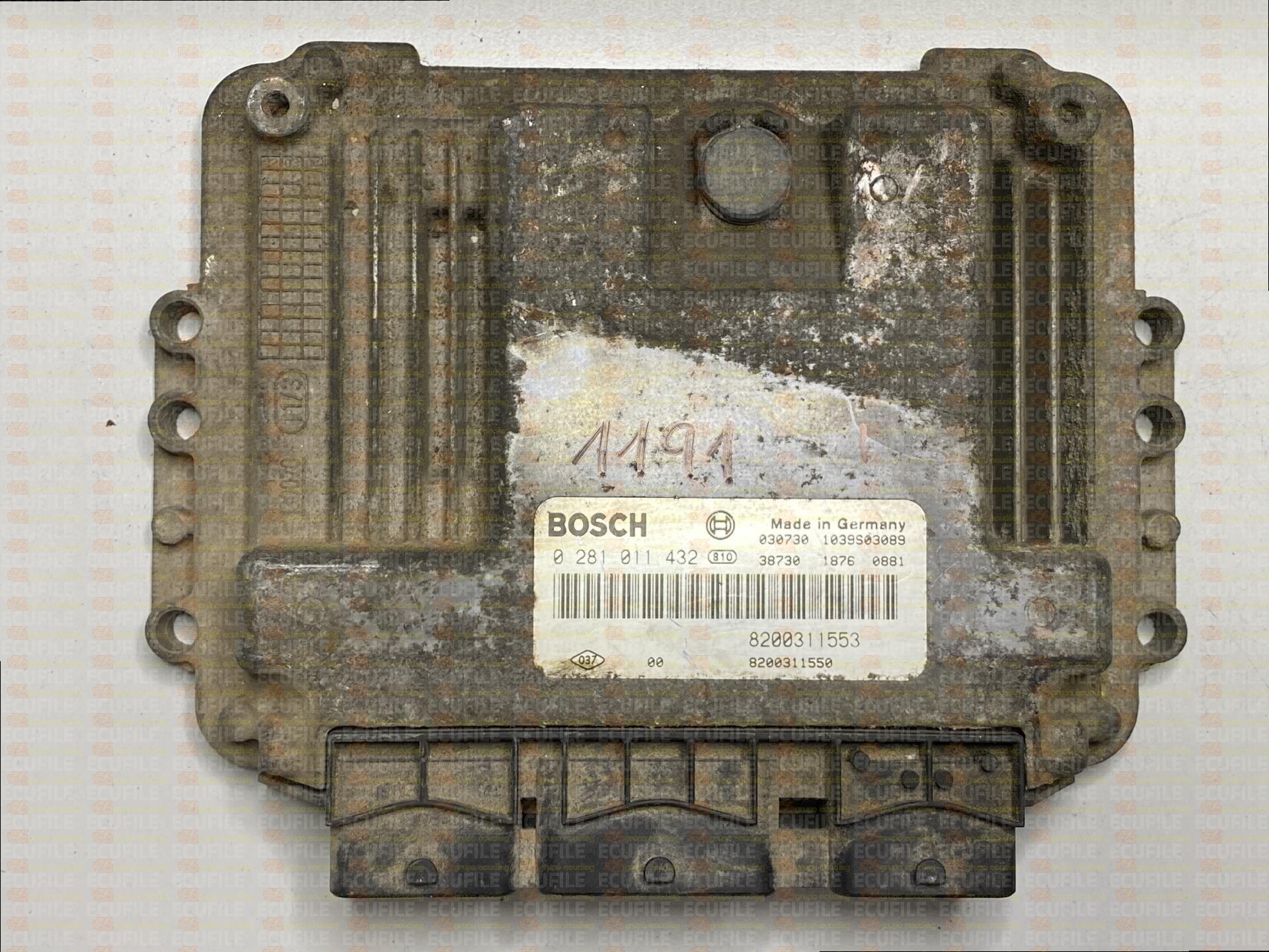 BOSCH EDC15C13-6.2 0281011432 RENAULT MASTER II 2.5 DCI 100HP 8200311550 8200311553 1037368928-7008