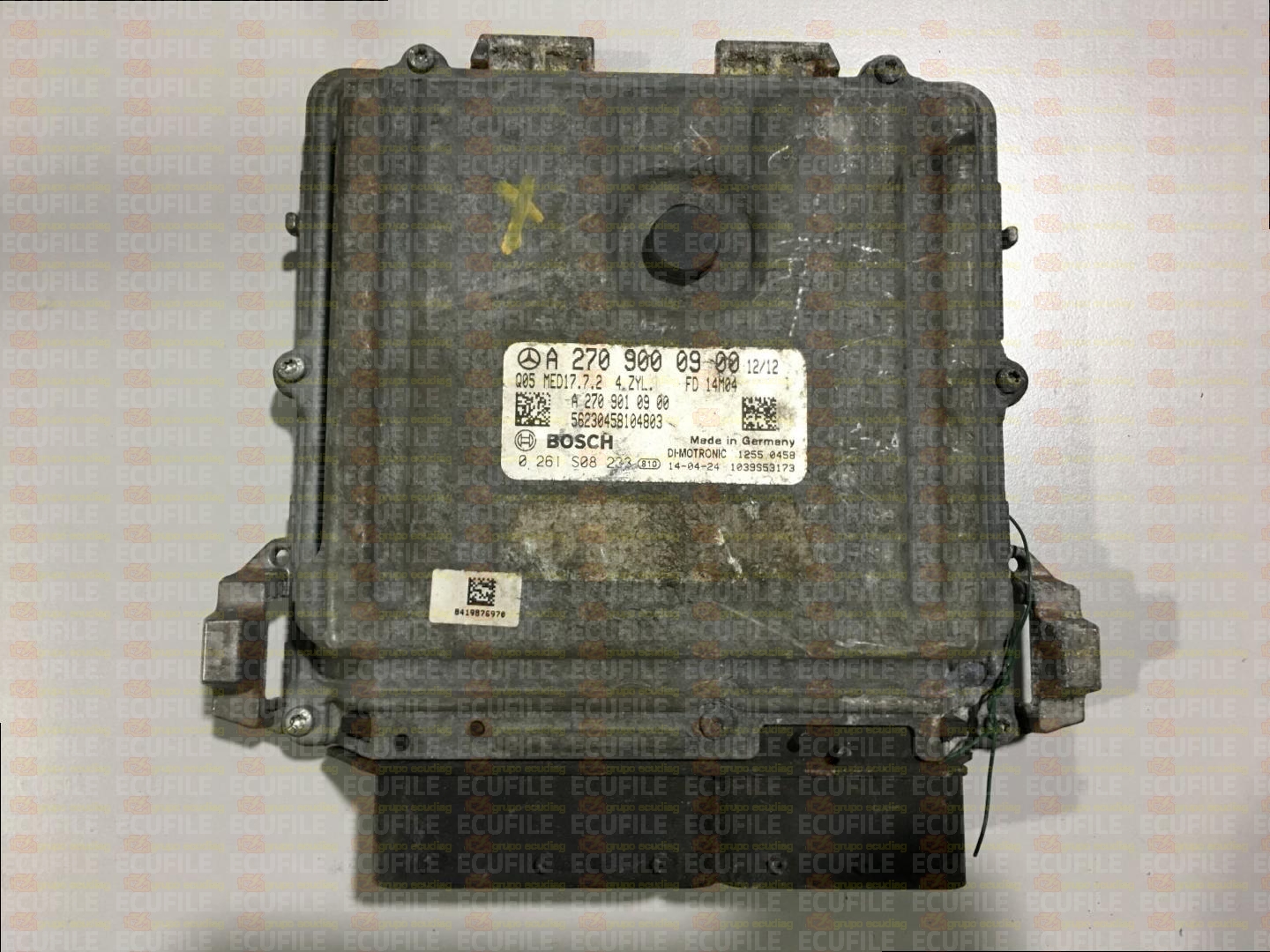 BOSCH MED17.7.2 0261S08233 MERCEDES W242 B200 II 2.0 GNV 156HP A2709000900 1037544990 - 2709035601