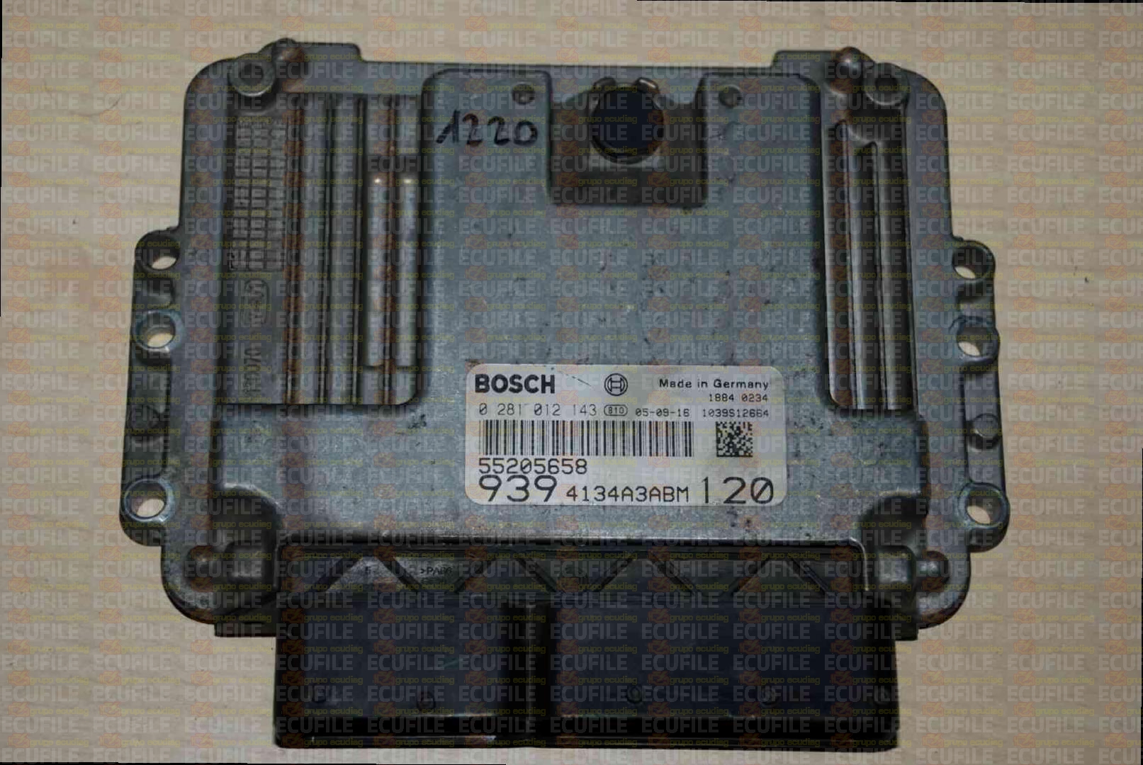BOSCH EDC16C39-5.62 0281012143 ALFA-ROMEO 159 1.9 JTDM 120HP 55205658 1037378372