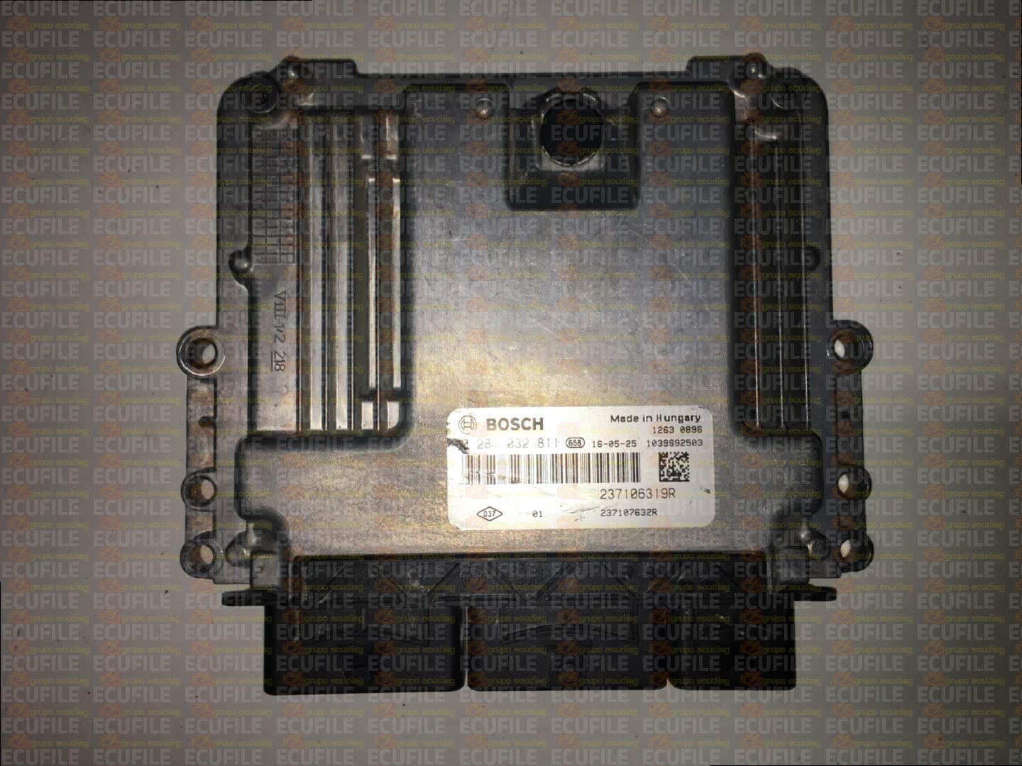 BOSCH EDC17C84-3.2 0281032811 RENAULT CLIO IV 1.5 DCI 75HP 237106319R 237107632R 10SW006874