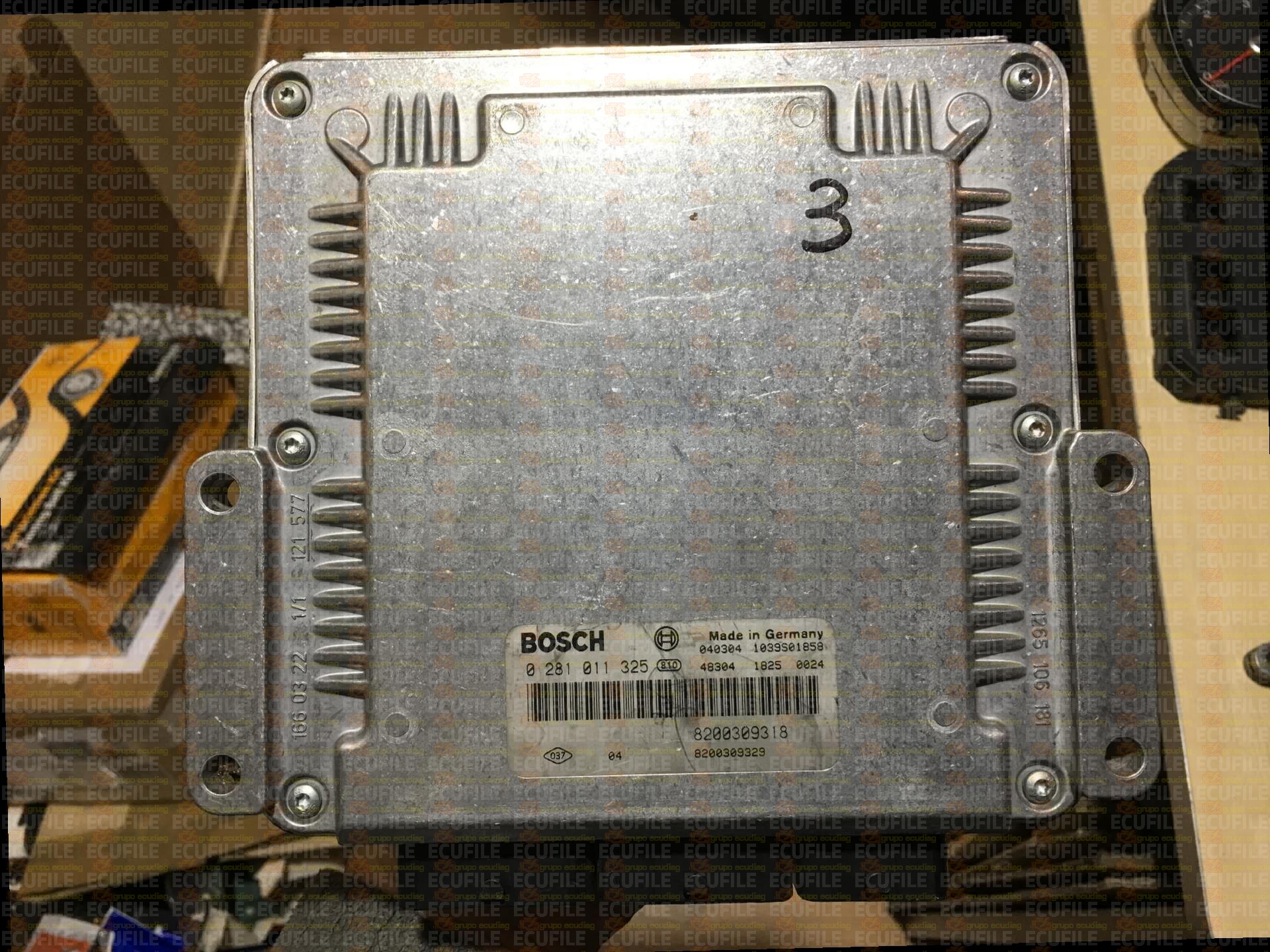 BOSCH EDC15C3-4.2 0281011325 RENAULT VELSATIS I 2.2 DCI 150HP 8200309318 8200309329 1037374114-730A
