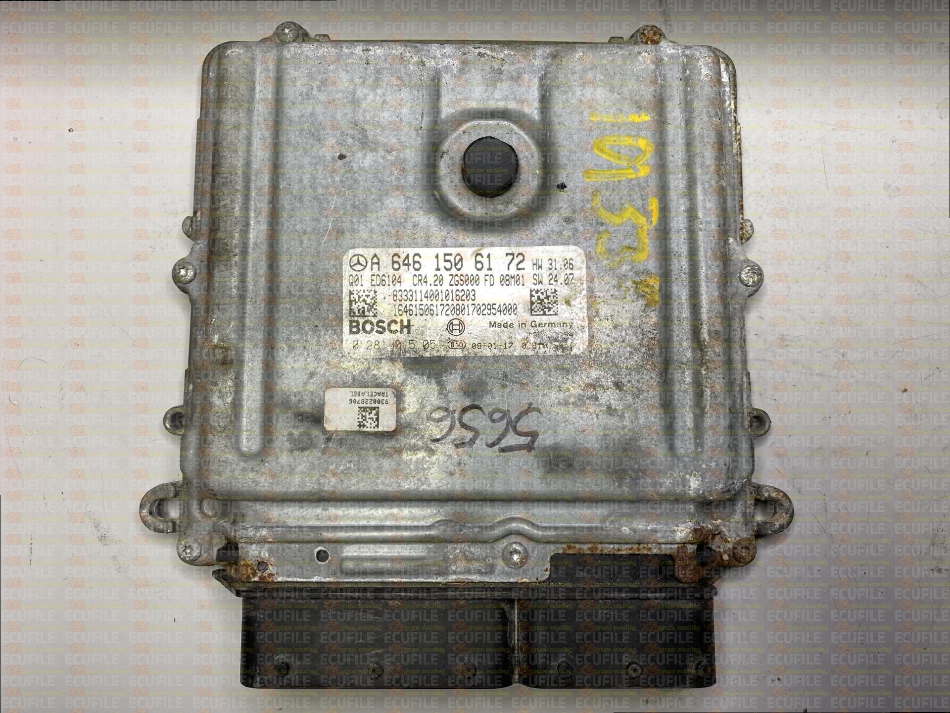BOSCH EDC16CP31-8.20 0281015051 MERCEDES W906 SPRINTER II 315 2.2 CDI 150HP A6461506172 1037505811