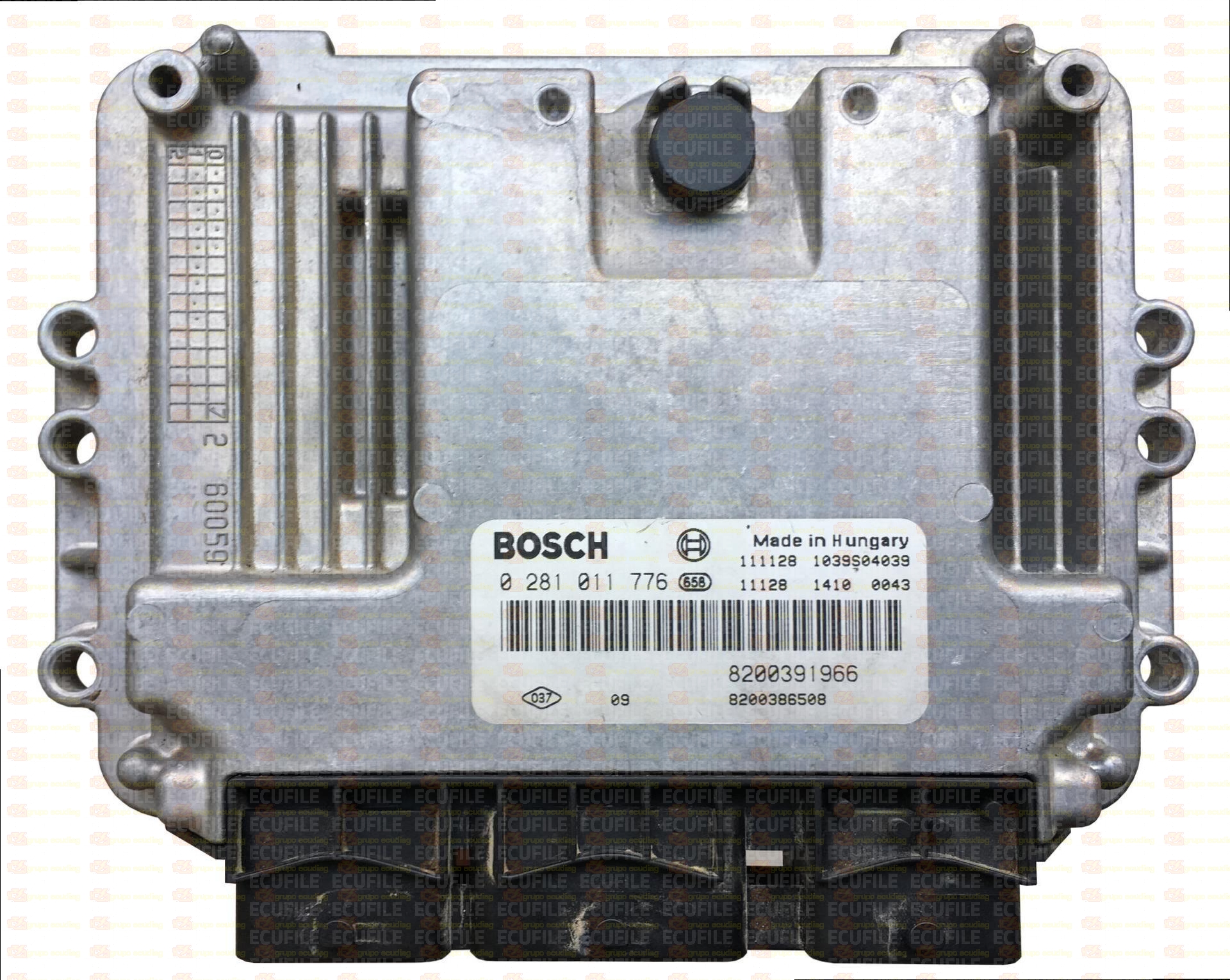 BOSCH EDC16C3-10.22 0281011776 RENAULT MEGANE II SCENIC 1.9 DCI 120HP 8200391966 8200386508 1037377156