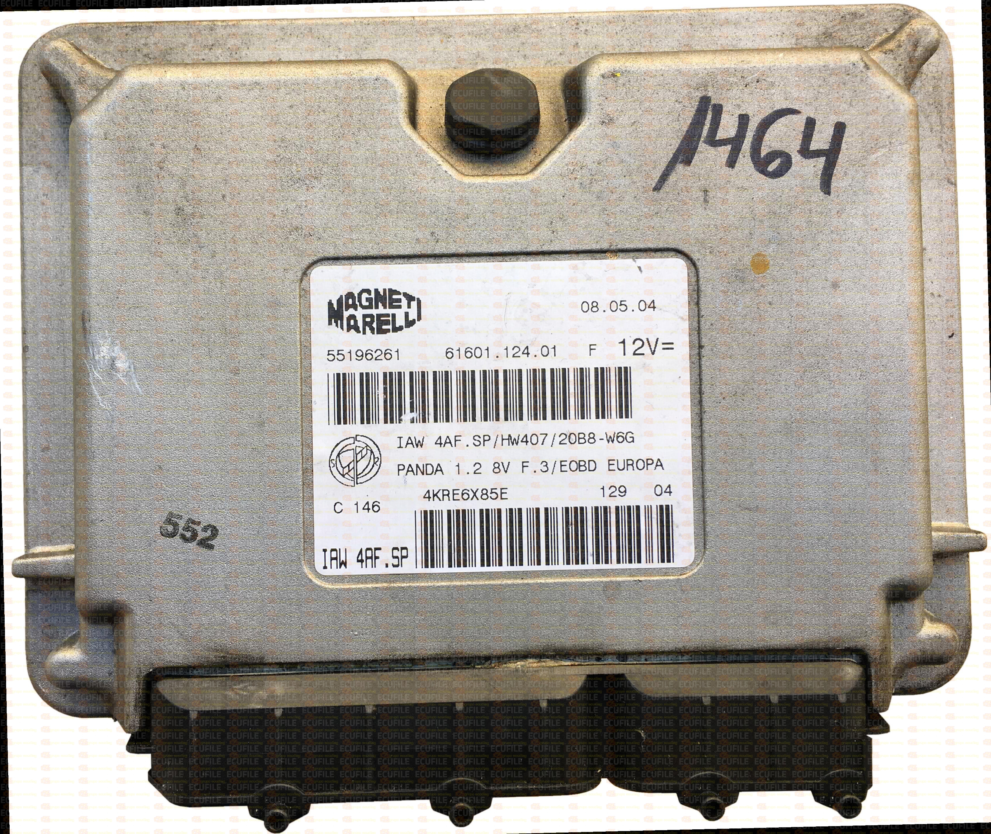 MAGNETI MARELLI IAW 4AF.SP 61601.124.01 FIAT PANDA 1.2i 8V 55196261 HW407 20B8W6G