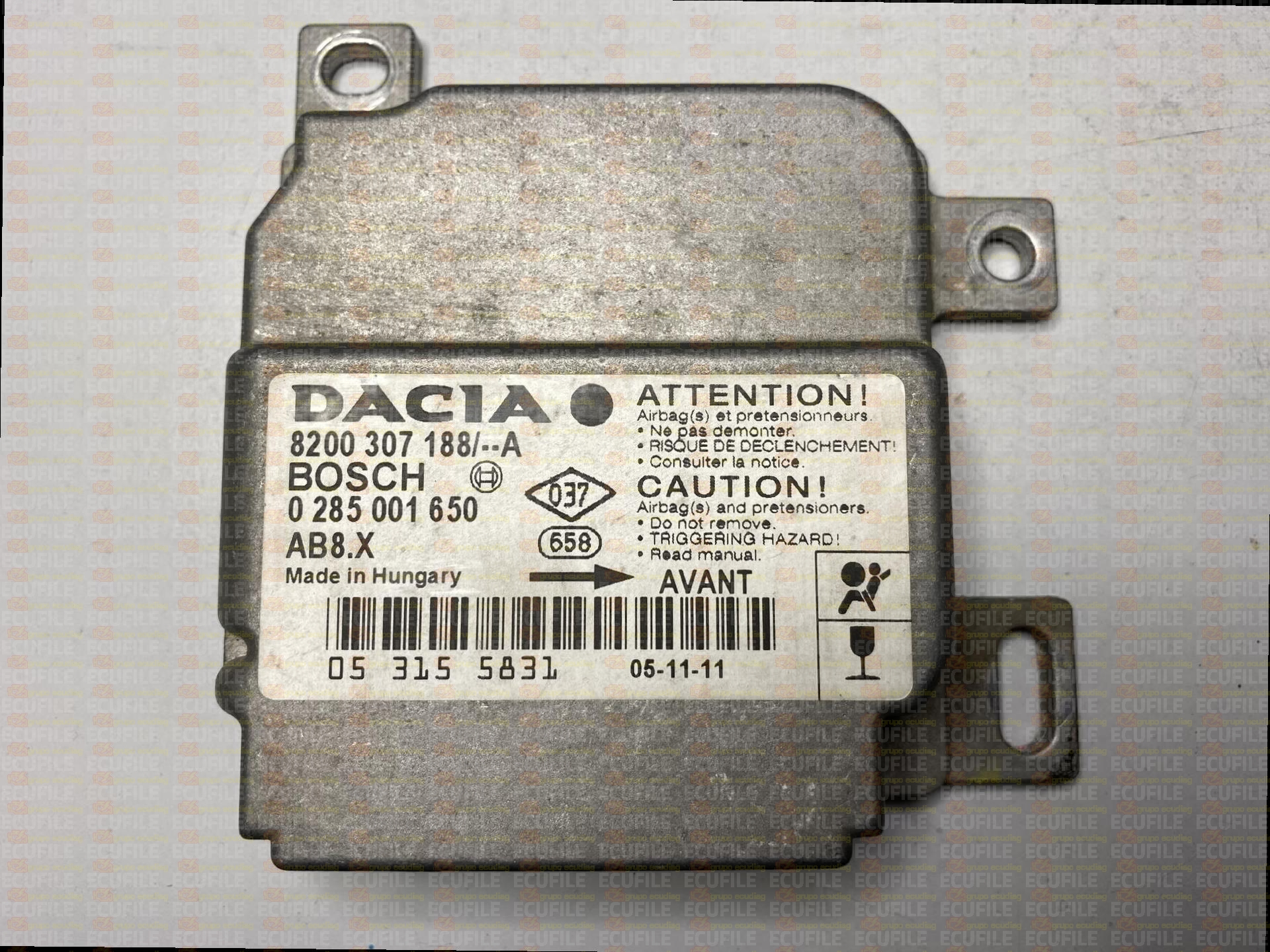 BOSCH AB8.X 0285001650 DACIA LOGAN 8200307188--A
