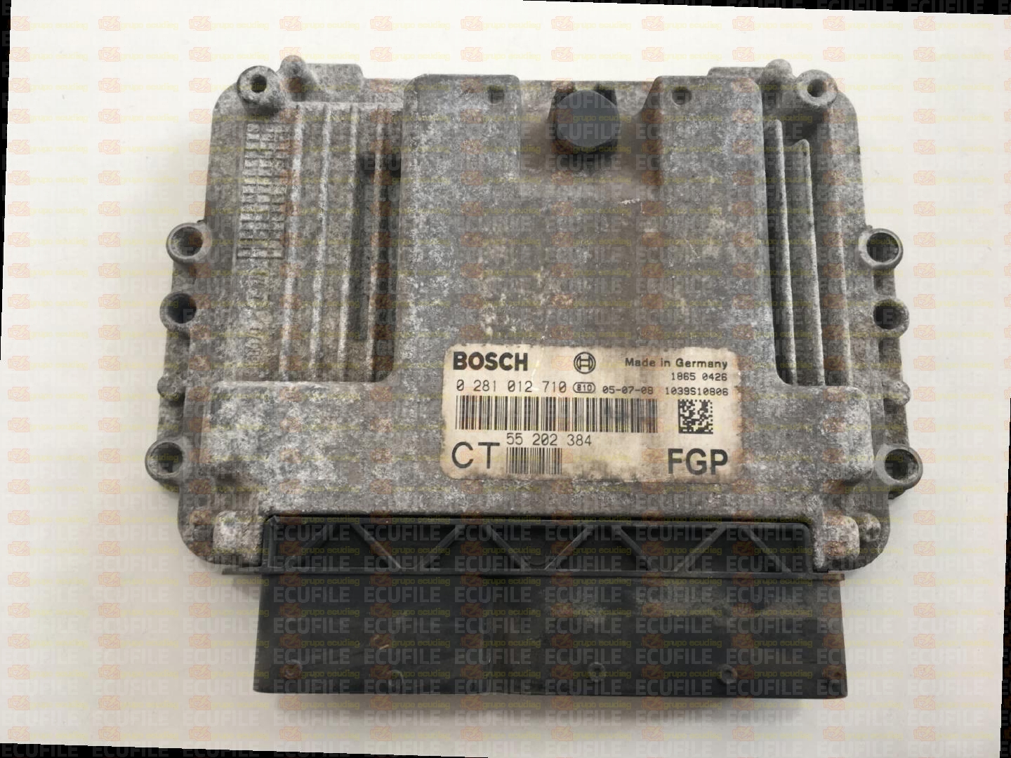 BOSCH EDC16C9-3.12 0281012710 OPEL ZAFIRA II B 1.9 CDTI 120HP 55202384 CT 1037376268