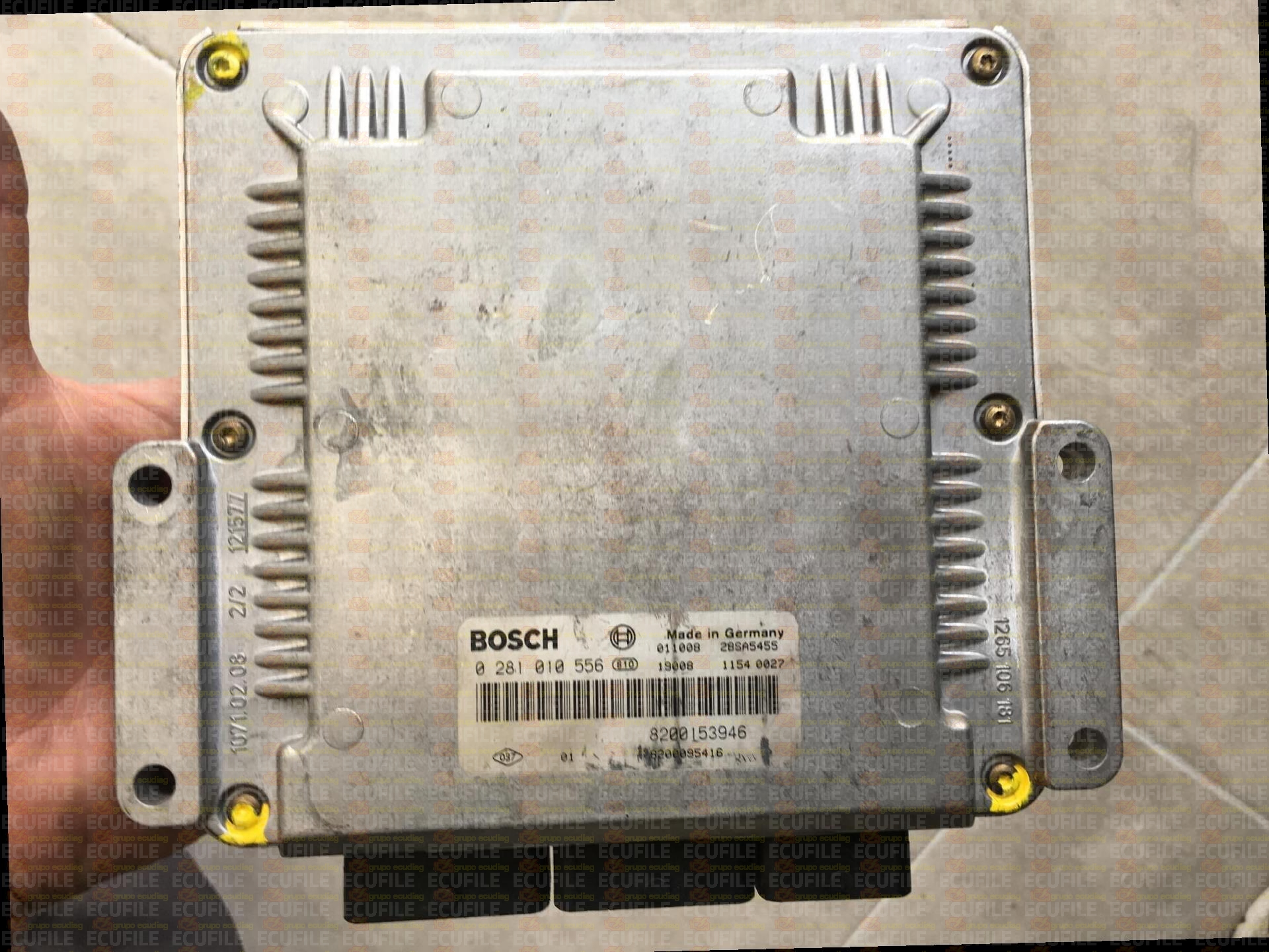 BOSCH EDC15C3-4.1 0281010556 RENAULT LAGUNA II 1.9 DCI 120HP 8200153946 8200095416 1037362720-7402