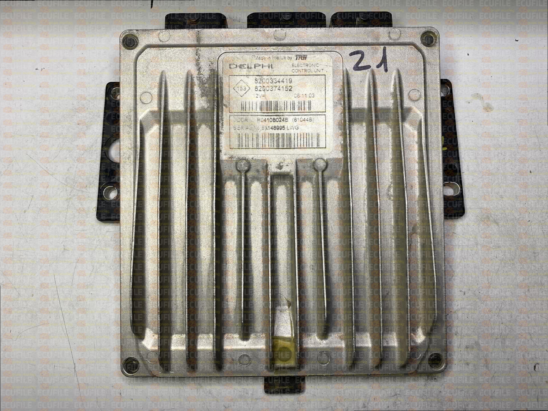 DELPHI TRW DDCR R0410B024B 81044B RENAULT MEGANE II 1.5 DCI 80HP 8200334419 8200374152 8200374337 - 0886