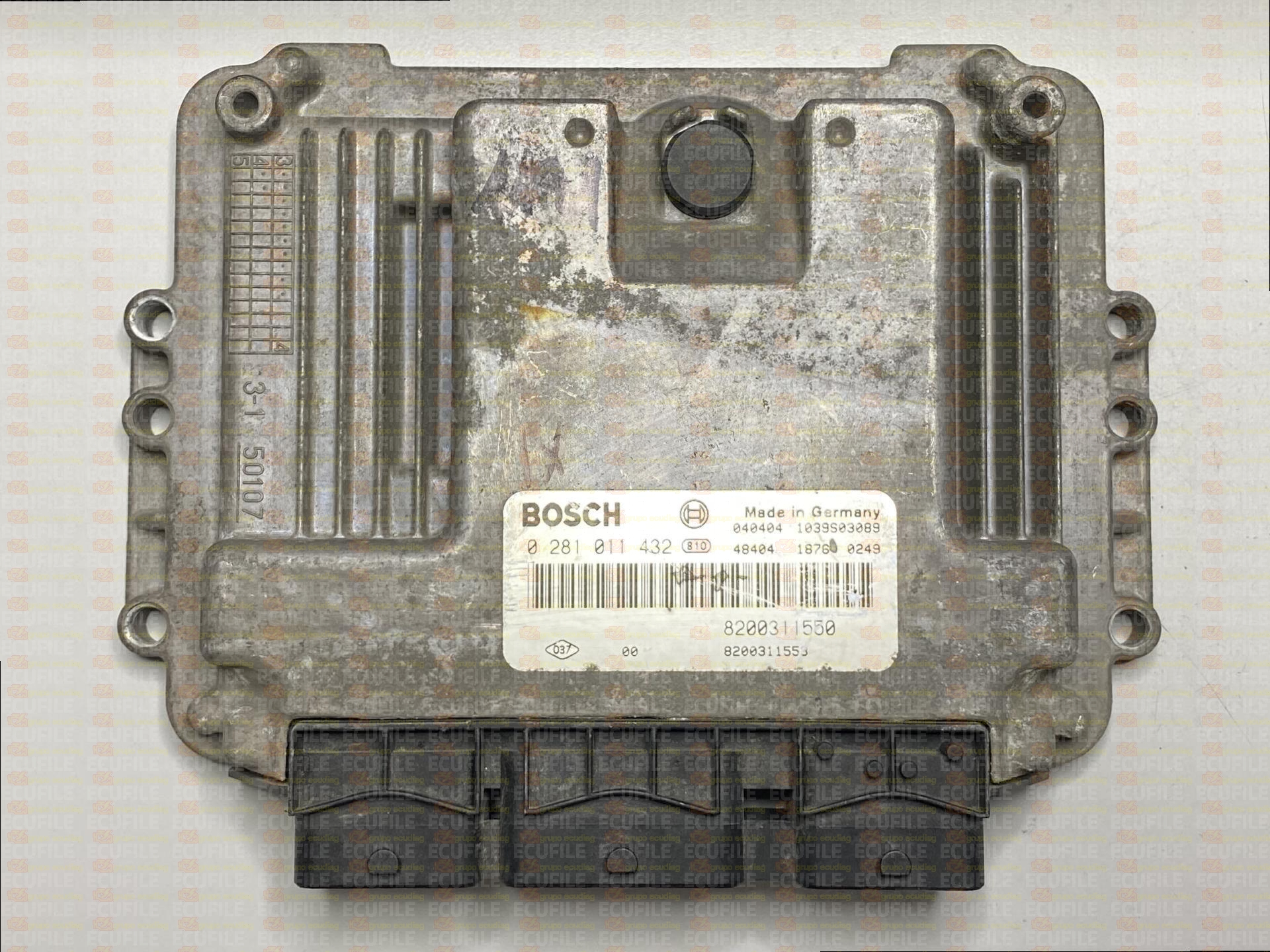 BOSCH EDC15C13-6.2 0281011432 RENAULT MASTER II 2.5 DCI 100HP 8200311550 8200311553 1037370499-700A