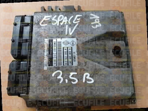 HITACHI HI-EWR20 EWR20-021 E1 3X15 RENAULT GRAND ESPACE IV 3.5i V6 24V 240HP 8200175016 8200296267 EEPROM 93C66