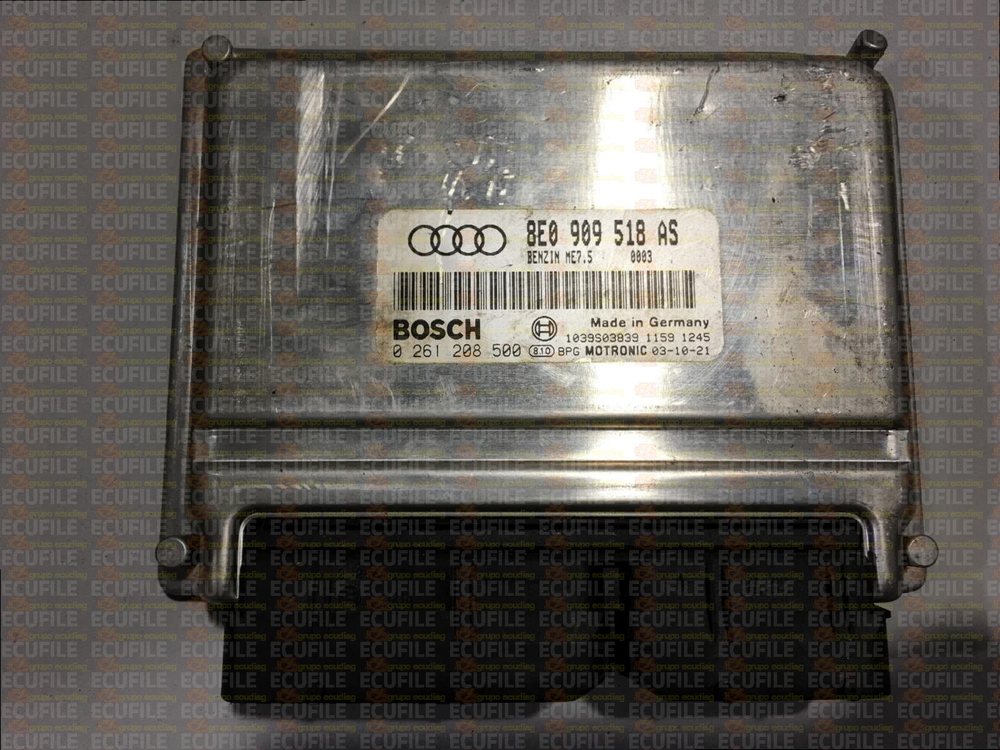 BOSCH ME7.5 0261208500 AUDI A4 II 1.8T 190HP 8E0909518AS 1037369011 - 0003