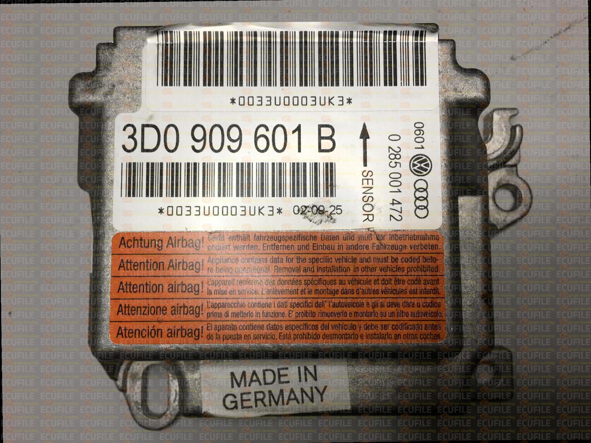 BOSCH 0285001472 PORSCHE CAYENNE 3D0909601B