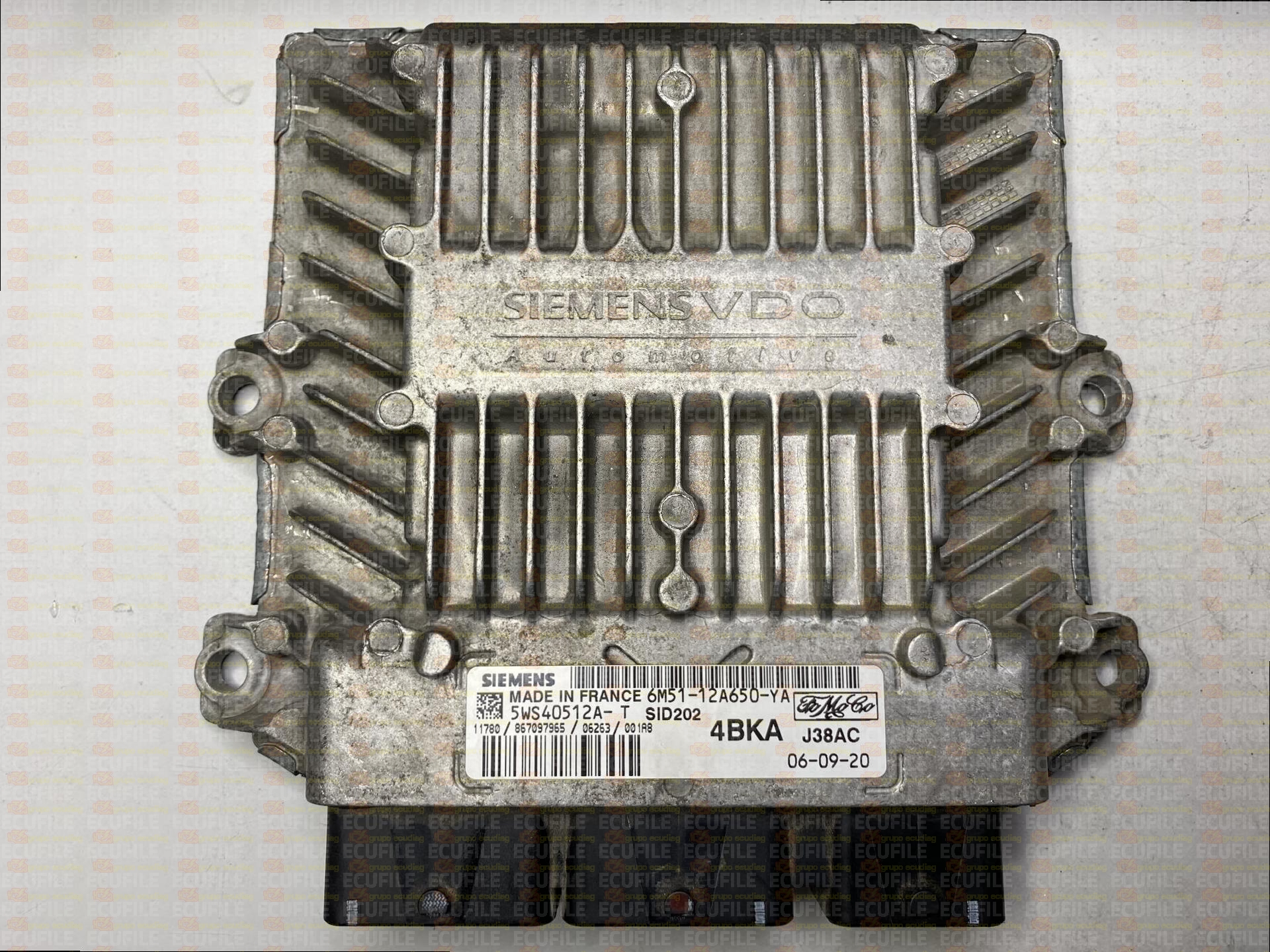 SIEMENS SID202 5WS40512A-T FORD FOCUS II C-MAX 1.8 TDCI 115HP 6M51-12A650-YA FR07063000000
