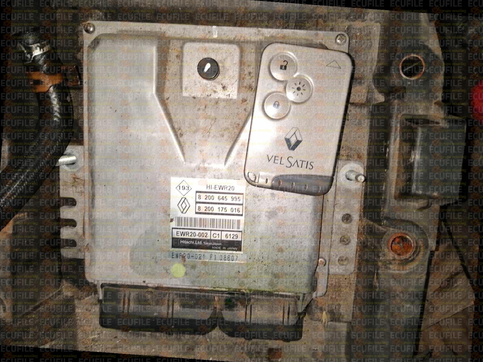 HITACHI HI-EWR20 EWR20-002 C1 6129 RENAULT VELSATIS I 3.5i V6 24V 240HP 8200175016 8200645995 EEPROM 93C66