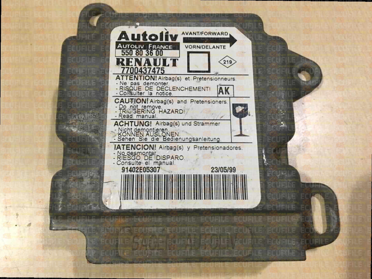 AUTOLIV 550803600 RENAULT MEGANE 7700437475 AK