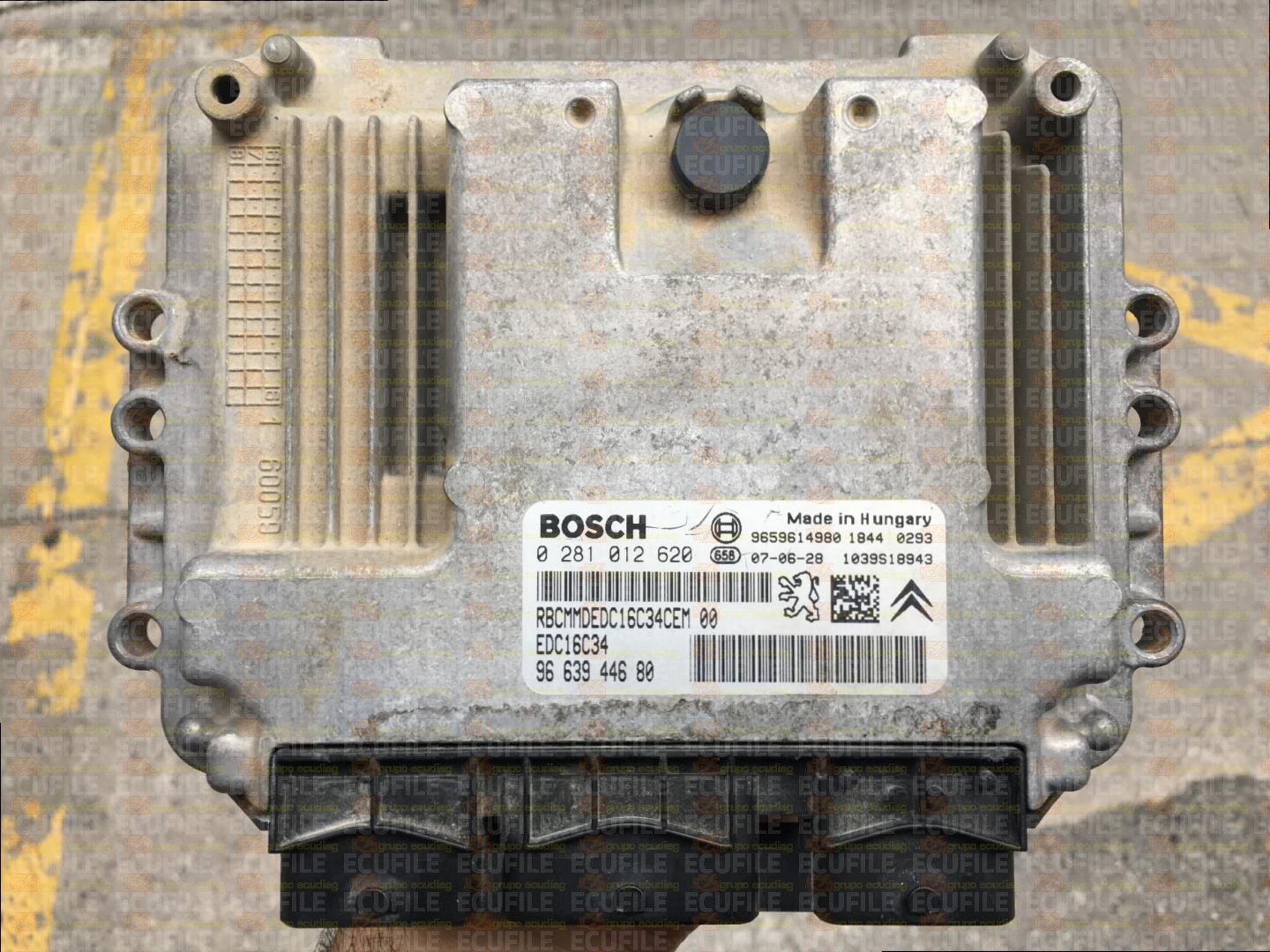 BOSCH EDC16C34-4.11 0281012620 CITROEN BERLINGO I PEUGEOT PARTNER 1.6 HDI 55KW 75HP L4 16V 9HW 9H02 DV6BTED4 9663944680 1037383736 -