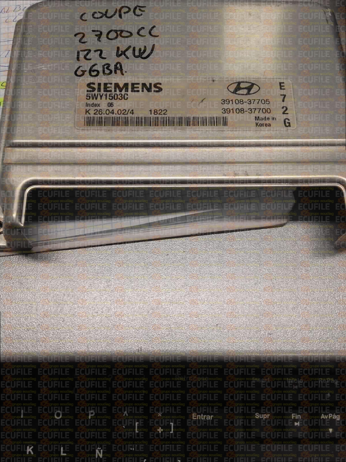 SIEMENS 5WY1503C HYUNDAI COUPE 2.7 V6 167HP 39108-37705 39108-37700 6520048010000