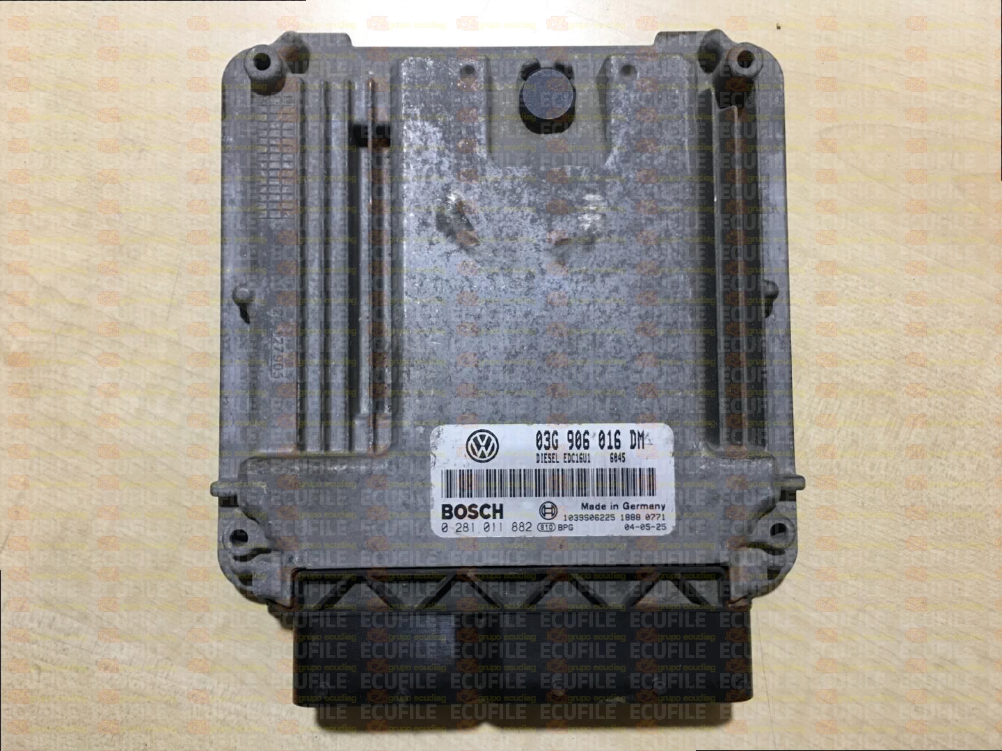 BOSCH EDC16U1-5.41 0281011882 VOLKSWAGEN CADDY 1.9 TDI 105HP 03G906016DM 1037371251