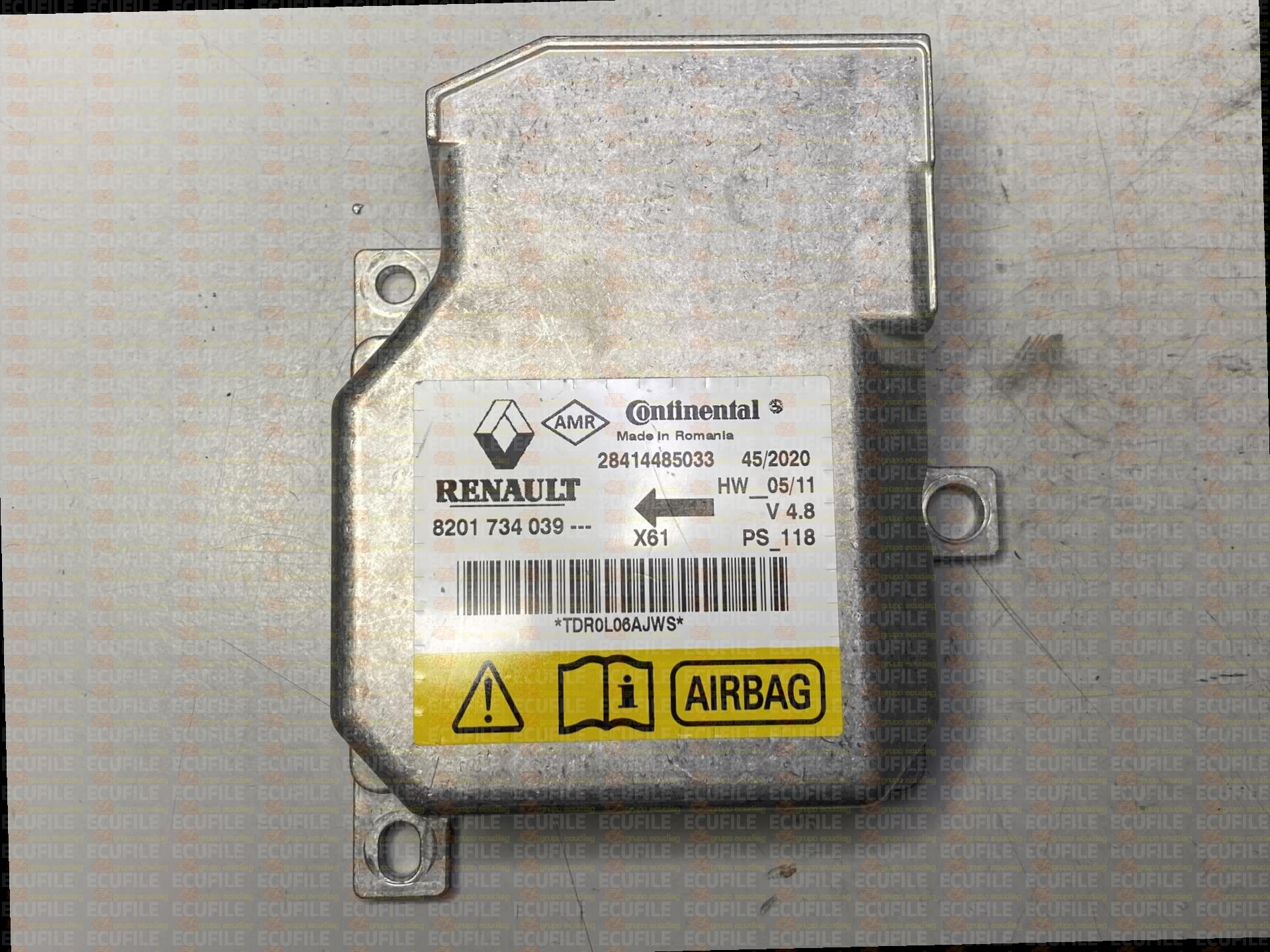 CONTINENTAL TEMIC 28414485033 RENAULT KANGOO II X61 8201734039 0408