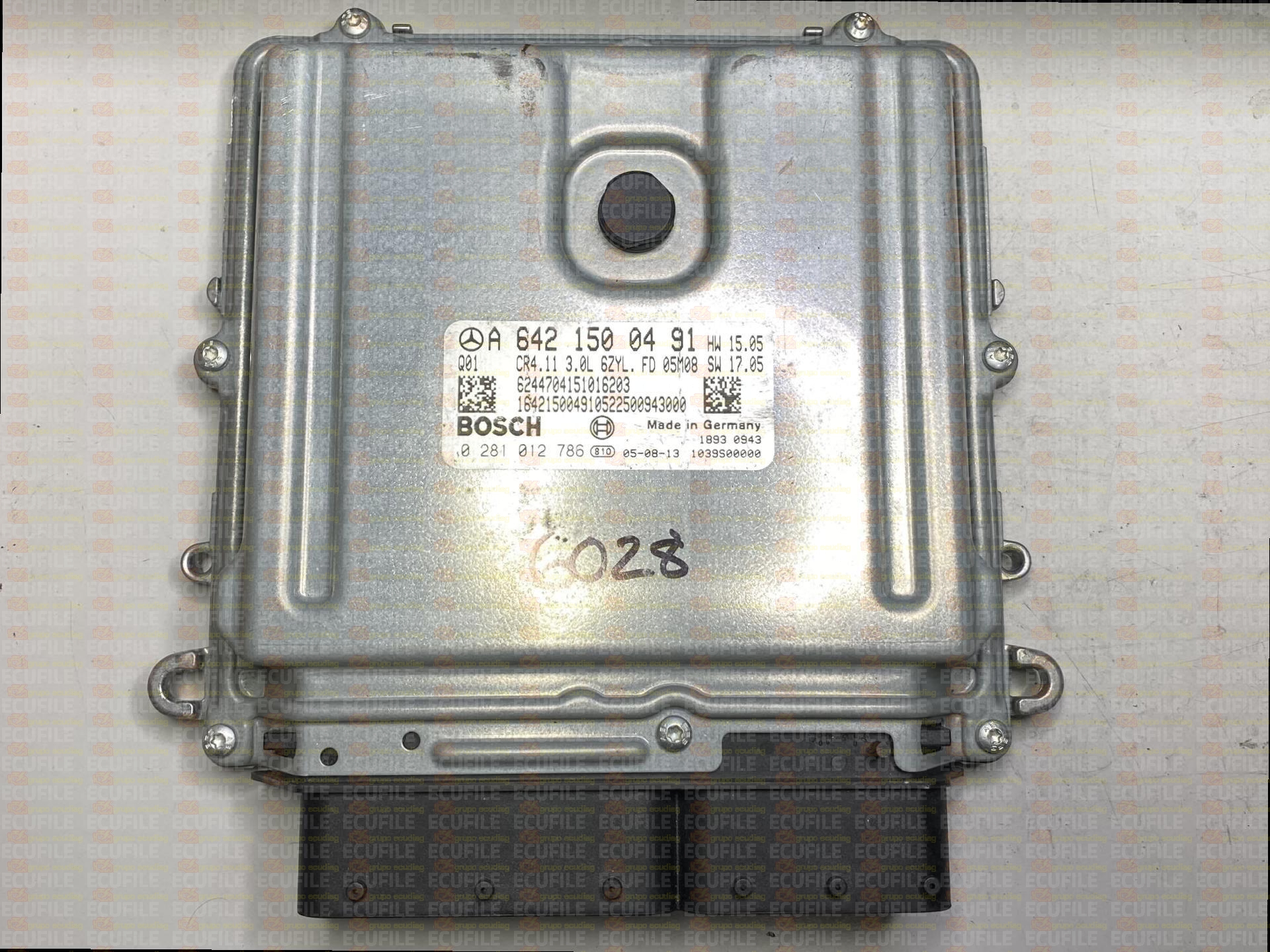 BOSCH EDC16CP31-8.11 0281012786 MERCEDES S211 E320 III 3.0 CDI 224HP A6421500491 1037393819