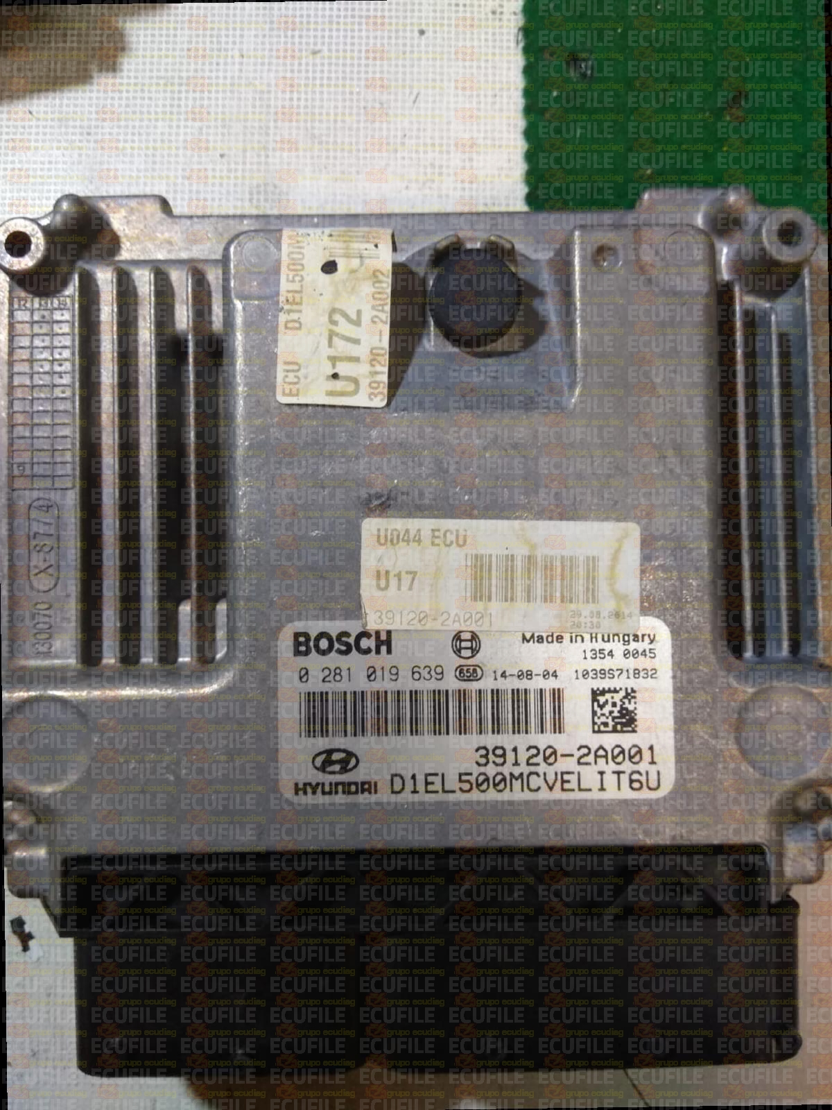 BOSCH EDC17C08-5.25 0281019639 HYUNDAI ix35 1.7 CRDI 115HP 39120-2A001 1037544503