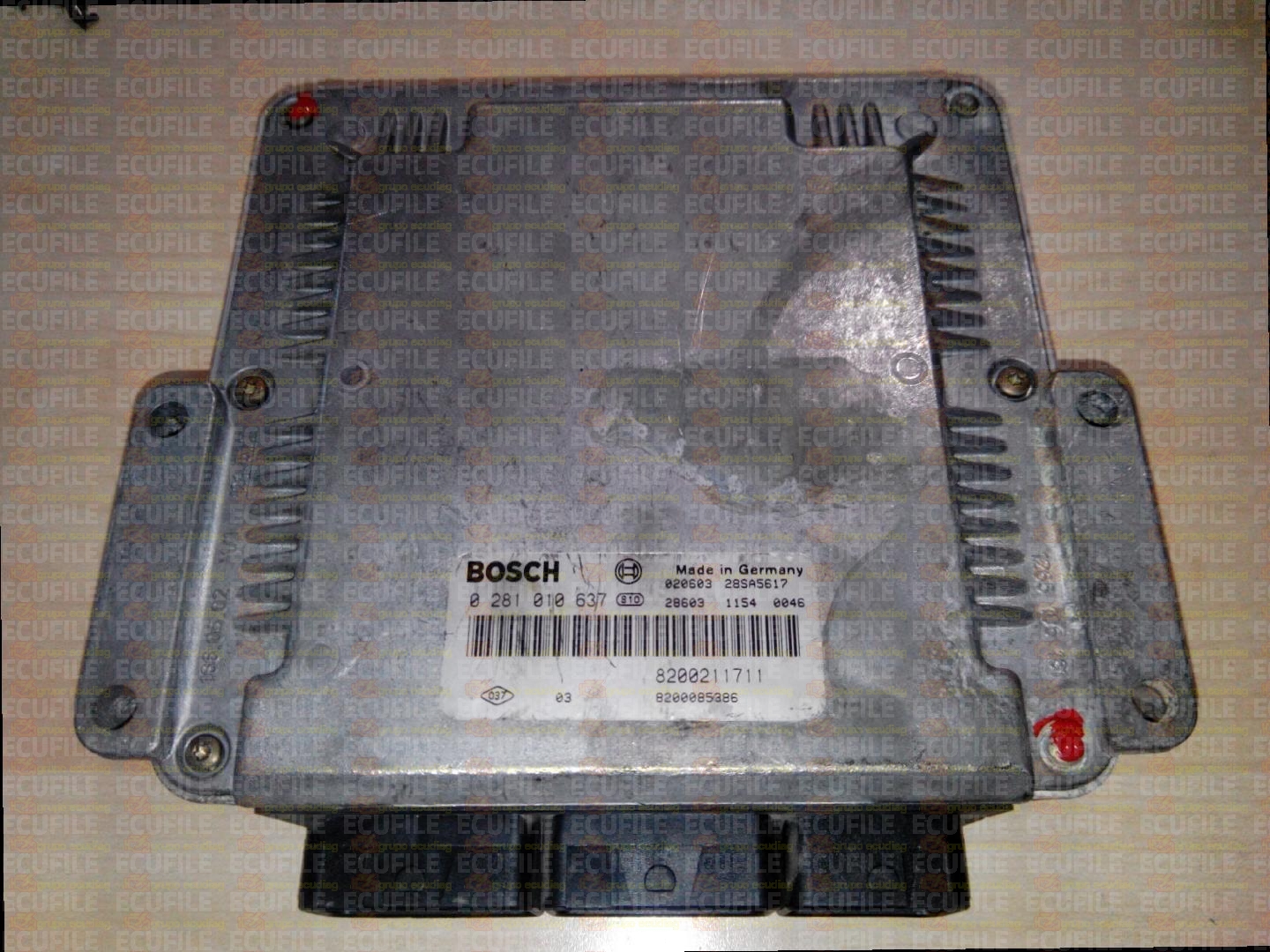 BOSCH EDC15C3-4.2 0281010637 RENAULT LAGUNA II 2.2 DCI 150HP 8200211711 8200085386 1037363705-7401
