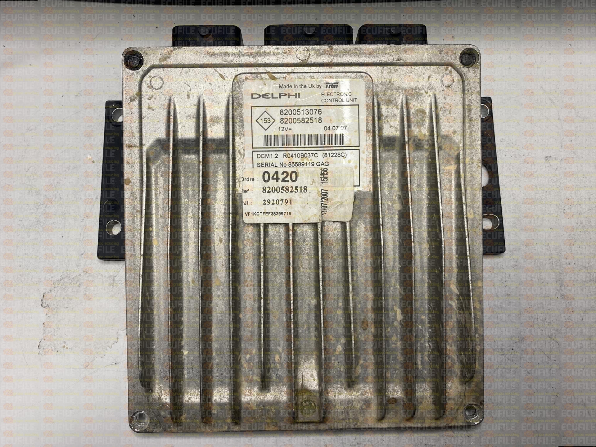 DELPHI TRW DCM1.2 R0410B037C 81228C RENAULT KANGOO I 1.5 DCI 60HP 8200513076 8200582518 8200765933-4641