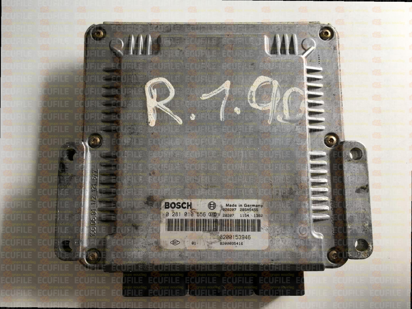 BOSCH EDC15C3-4.1 0281010556 RENAULT LAGUNA II 1.9 DCI 120HP 8200153946 8200095416 1037366217-7400