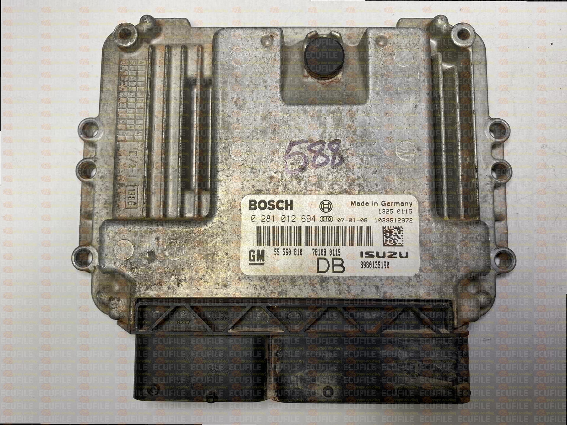 Ecu - Original Files - Bosch Edc16C9-3.30 0281012694 Isuzu 8980135190 Opel Astra Iii H 1.7 Cdti 100Hp 55560810 Db 1037376412