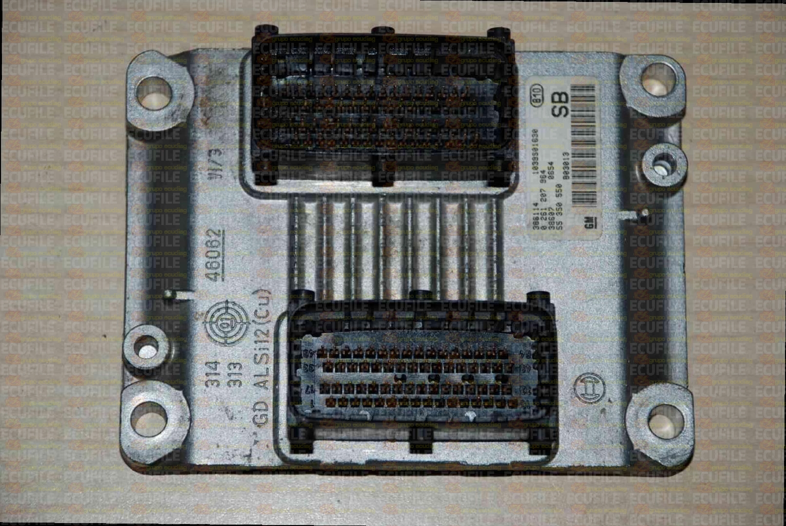 BOSCH ME7.6H4 0261207964 OPEL AGILA I A 1.2i 75HP 55350550 SB 1037367034