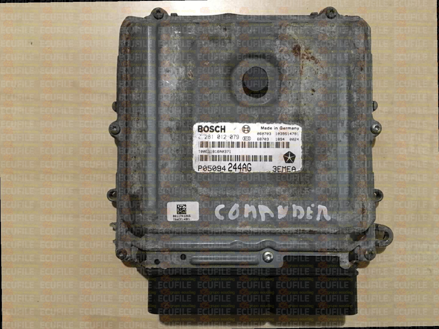 BOSCH EDC16CP31-8.40 0281012079 JEEP COMMANDER 3.0 CRD 218HP P05094244AG 1037379934