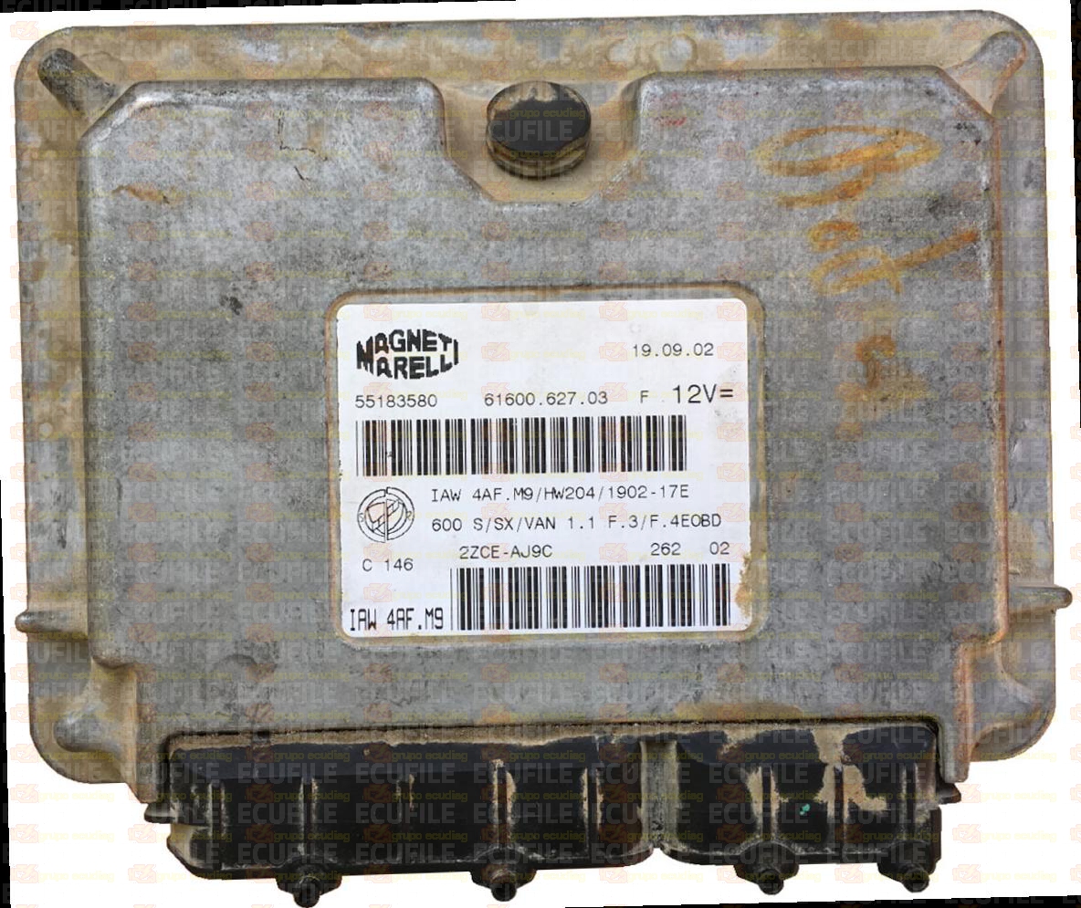 MAGNETI MARELLI IAW 4AF.M9 61600.627.03 FIAT 600 1.1i 55183580 HW204 190217E