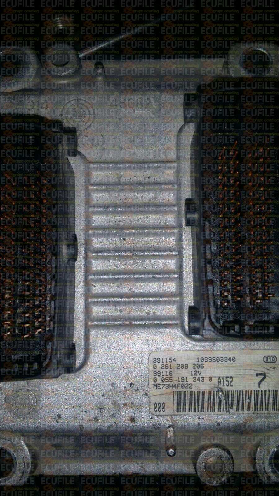 BOSCH ME7.3H4 0261208206 FIAT IDEA 1.4i 00551913430 55191343 1037368517