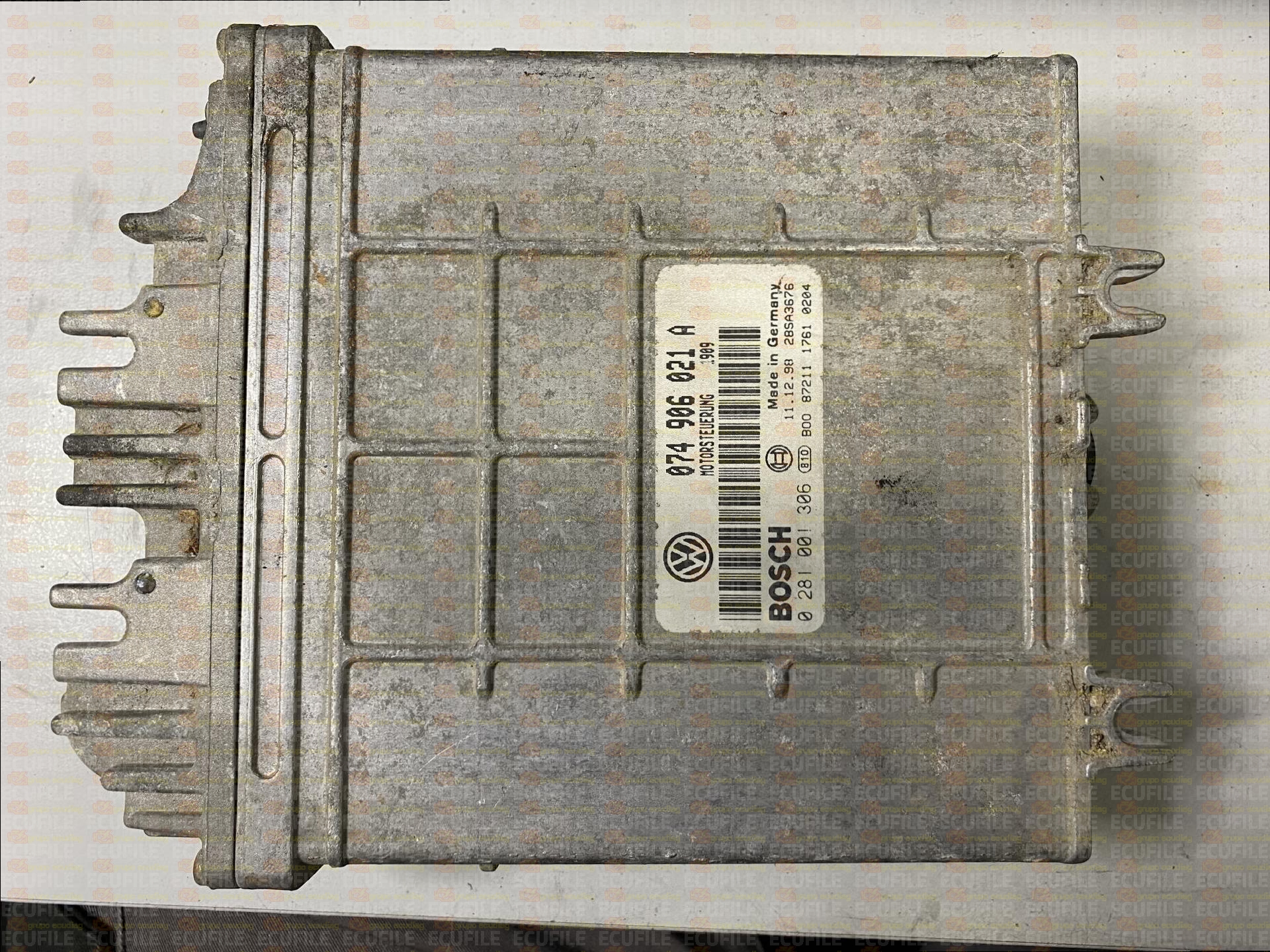BOSCH EDCMSA15.5-7.29 0281001306 VOLKSWAGEN TRANSPORTER T4 2.5 TDI 109HP 074906021A 1909