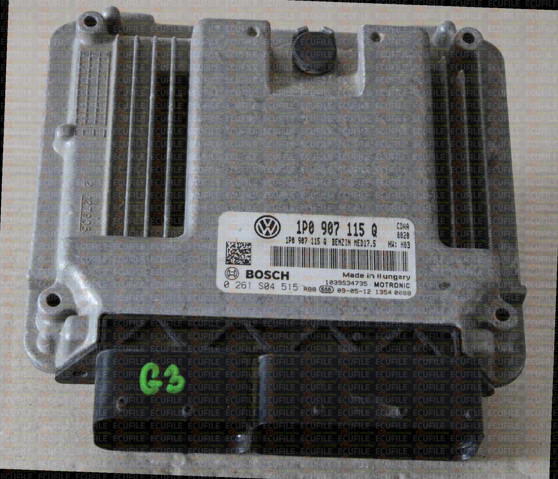 BOSCH MED17.5 0261S04515 SEAT LEON II 1.8 TFSI 160HP 1P0907115Q Y803 - 1037394669